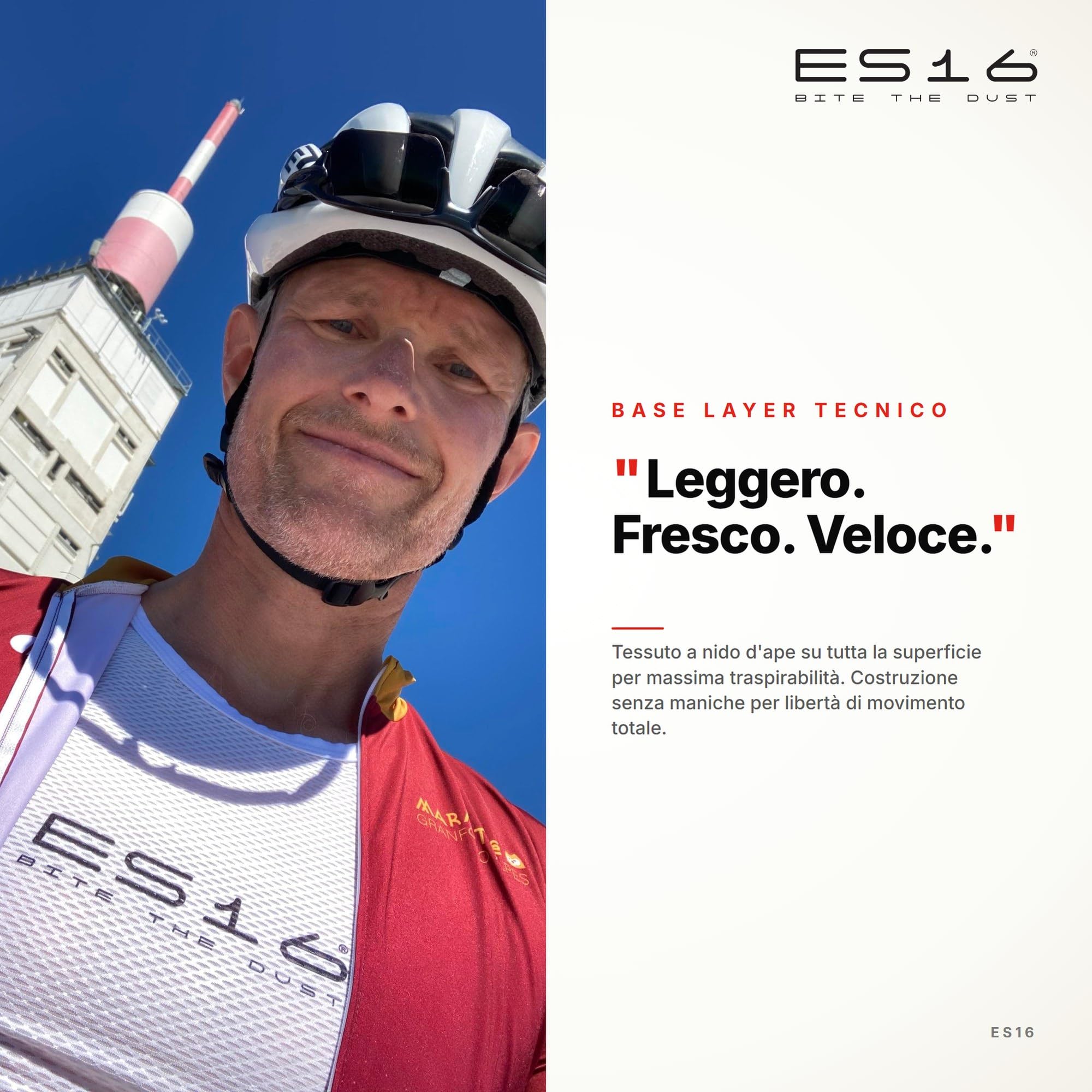 Sottomaglia Intima Senza Maniche in Mesh da Ciclismo e Spinning Unisex