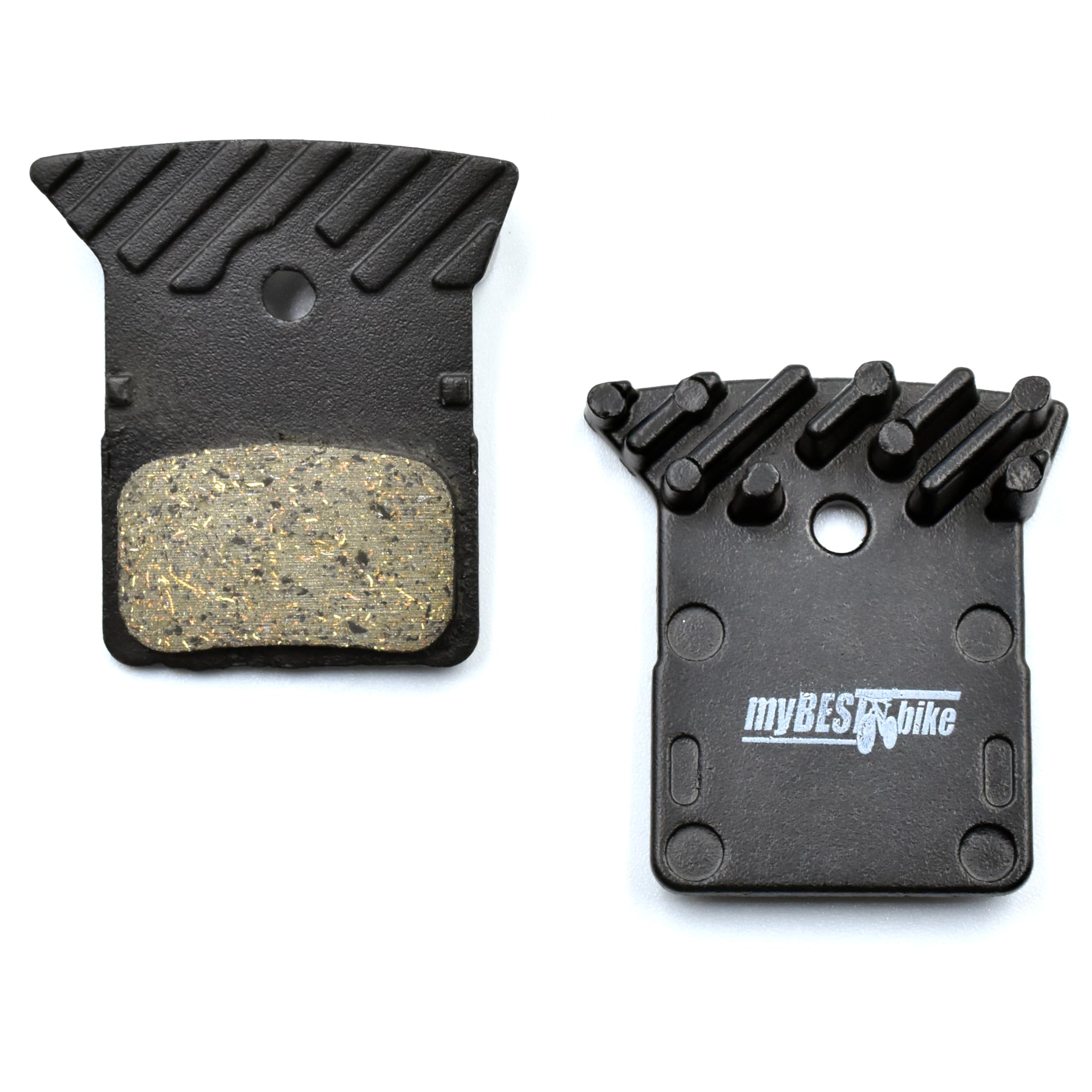 Plaquettes de Frein avec Ailettes de Refroidissement pour Vélo, Plaquettes de Frein à Disque pour SHIMANO 105, GRX, SLX M7100, XTR M9100, DEORE XT M8100, DURA-ACE, ULTEGRA, TIAGRA, METREA
