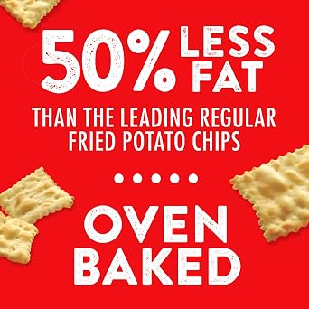 RITZ Toasted Chips Original Crackers, Party Snacks, Family Size, 11.4 oz
