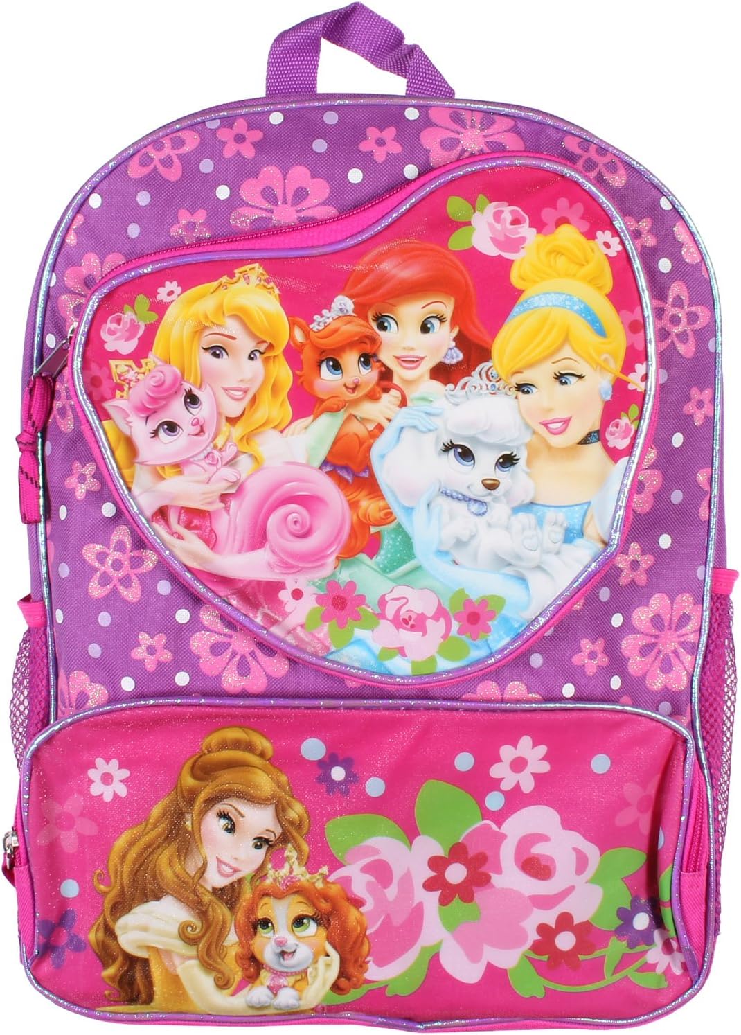 Disney Princess Palace Pets 16" Backpack Large with 3 Compartments