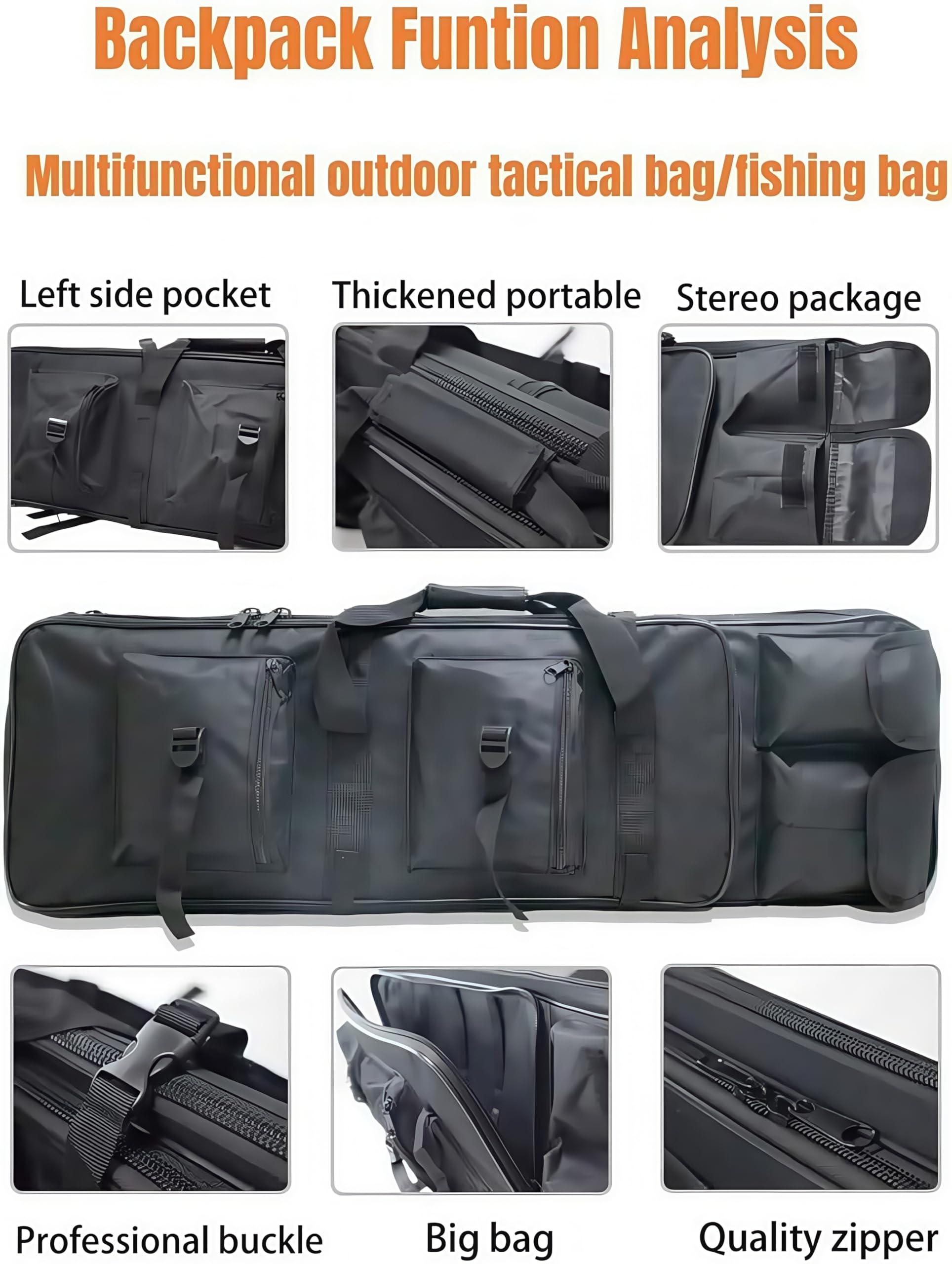 ACEXIER 81cm/94cm/115cm Tattico Caccia Fucile Pistola Caso Airsoft Pistola Borsa all'aperto Militare tiro Sniper Pistola Portare Protezione Zaino
