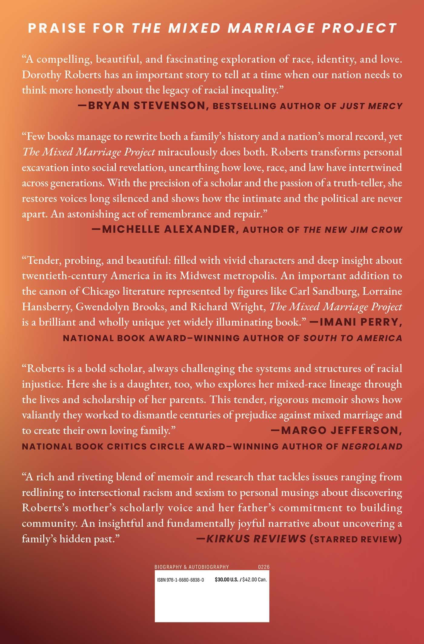 The Mixed Marriage Project: A Memoir of Love, Race, and Family