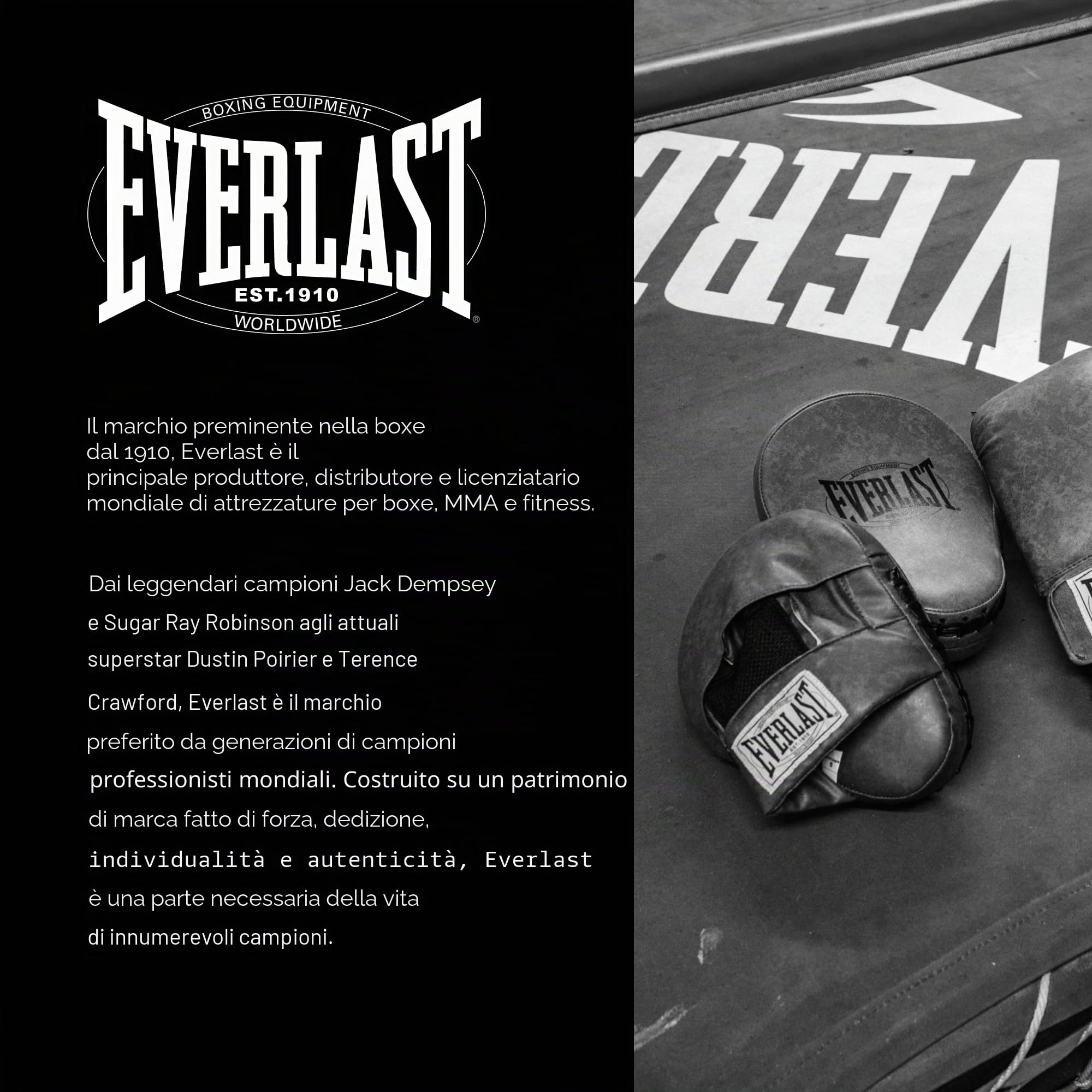 Everlast 1910 Boxing Gloves | Advanced Gloves for Men and Women | Hook and Loop with Triple-Layer Foam & Wrist Support for Injury Prevention | Heavy Bag & Speedbag Training