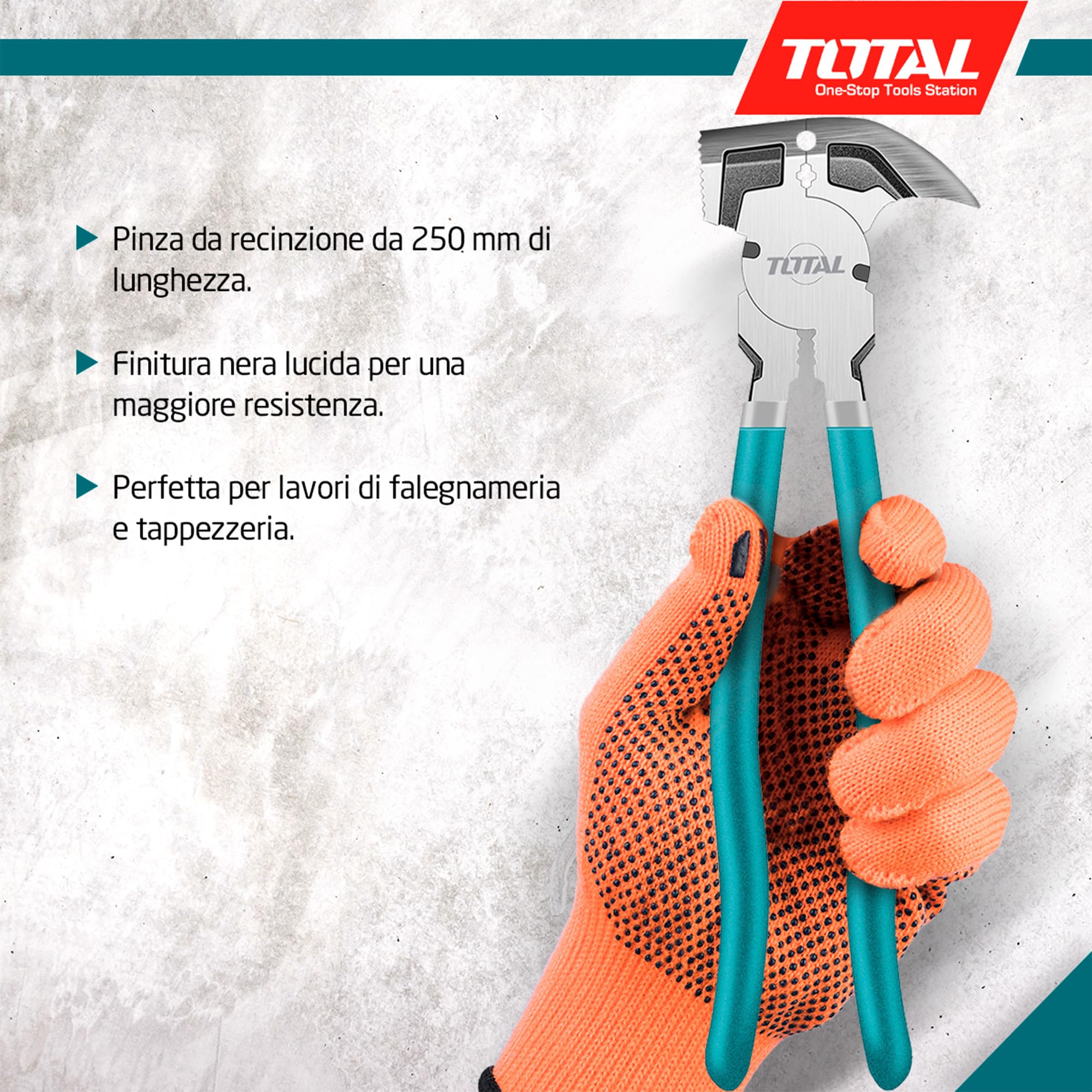 Pinza da recinzione 10''/250mm / INDUSTRIALE (THT210102)