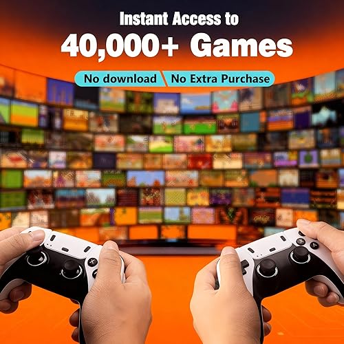 Miniatura 3 de Upgrade Retro Gaming Console Pro with 40,000+ Built-in Classic Video Games, Retro Game Stick with 38 Emulators, Plug & Play for TV, Video Gaming