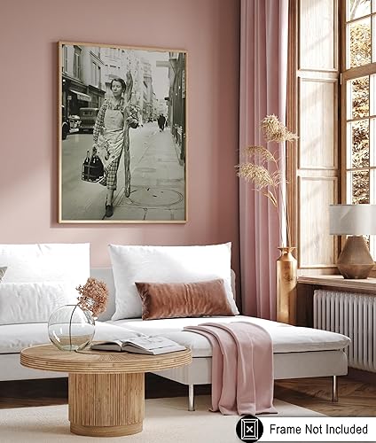 Miniatura 6 de Poster Master Póster vintage de mujer con baguette, impresión de vino retro, arte de comida y bebida, regalo para hombres, mujeres y panaderos,