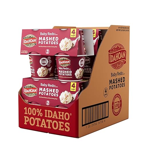 Vista 4 de Idahoan Baby Reds Puré de Papas en Taza, 1.5 oz (Paquete de 24)