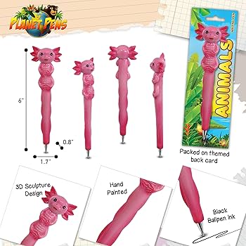 Amazon.com : Planet Pens Axolotl Novelty Pen - Cute Funny