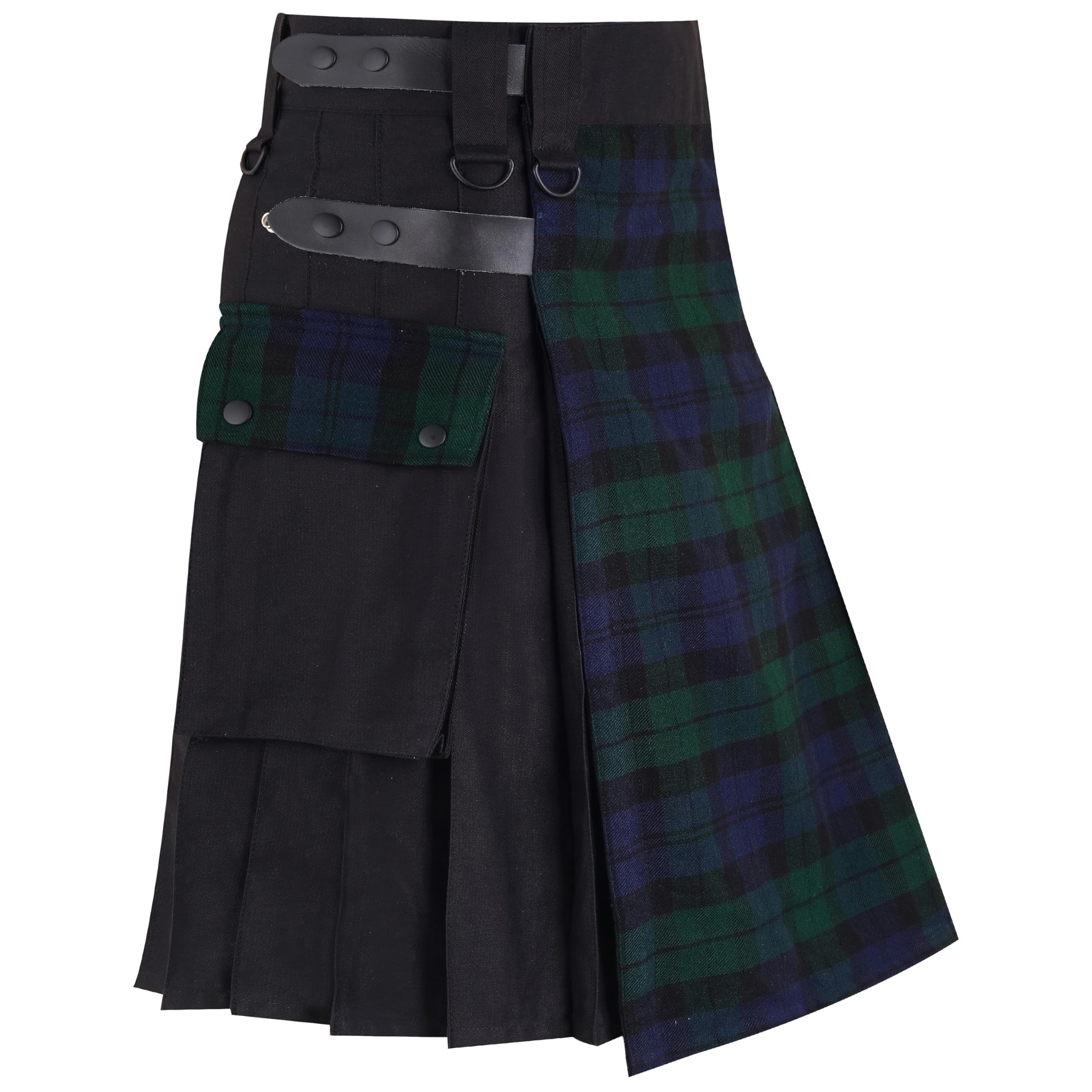 Magnificent Sport Men’s Modern Hybrid Utility Skirt (UK, Waist, 30, Regular, Regular, Black Watch)