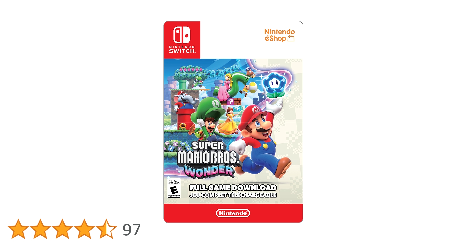 Nintendo Switch 本体 + Super Mario Bros. Nintendo Switch™ – OLED Model + Super Mario Bros.™ Wonder