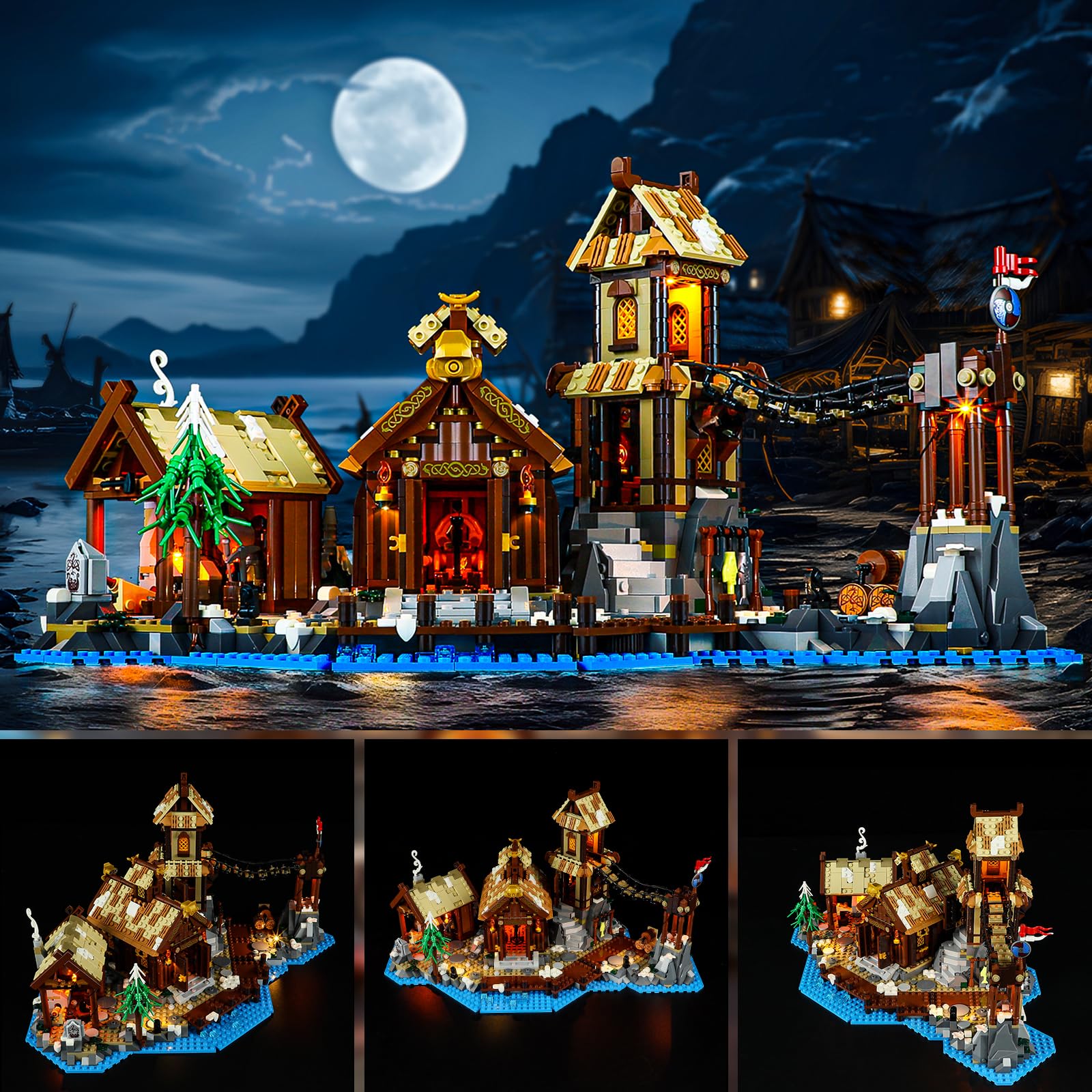 LIGHTAILING Set di Luci per Lego-10332 Piazza della città medievale Modello da Costruire - NON Incluso nel Modello