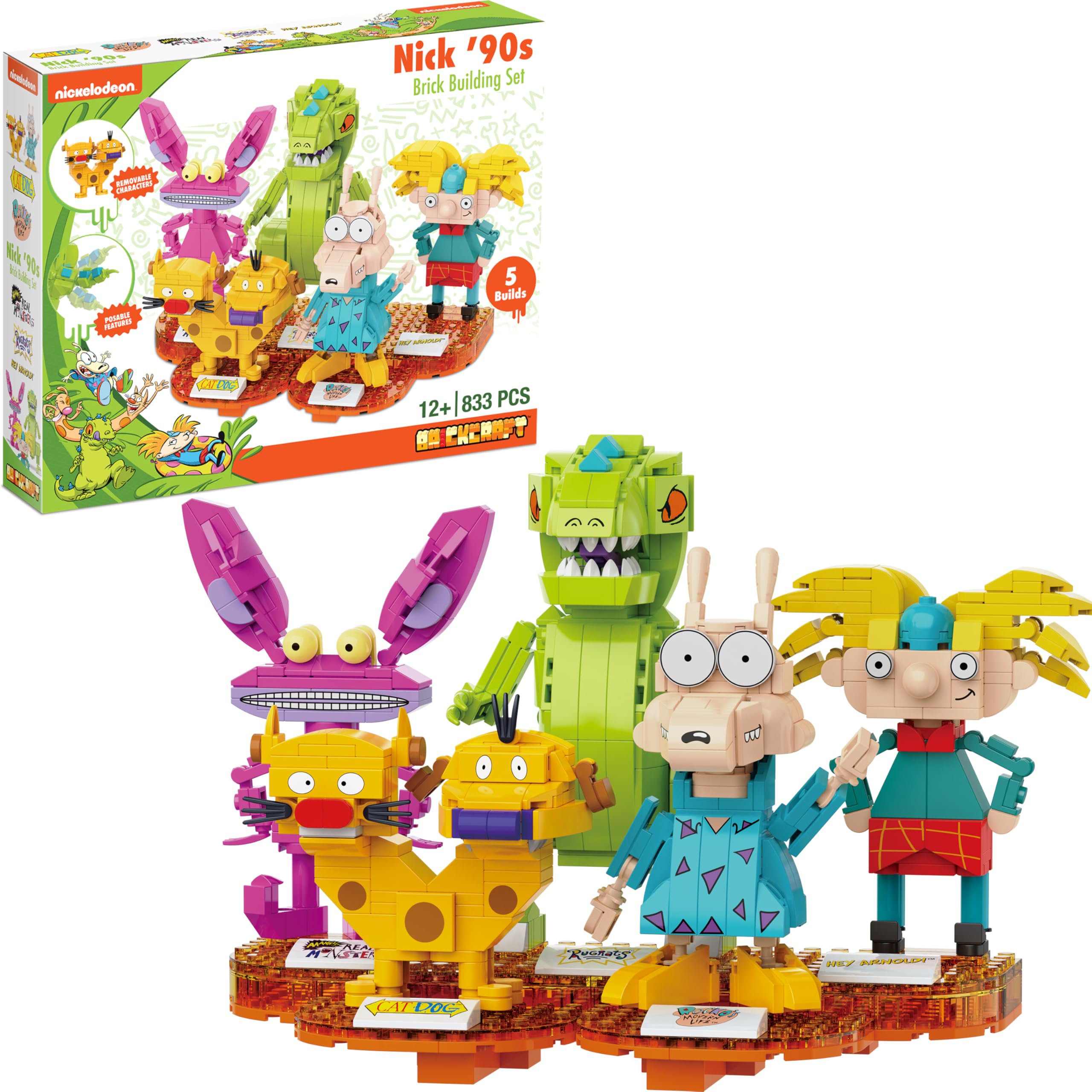 Brickcraft Officially Licensed Nickelodeon Nick 90s Iconic