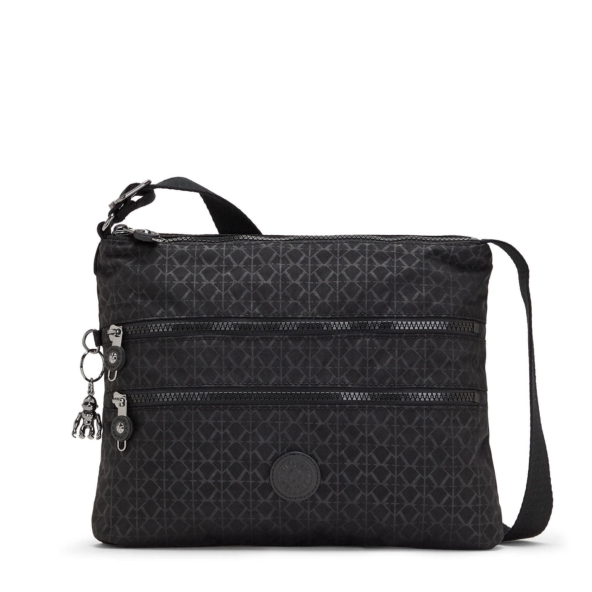 Kipling Crossbody Bag ALVAR in SIGNATURE EMB (Black) RRP £88