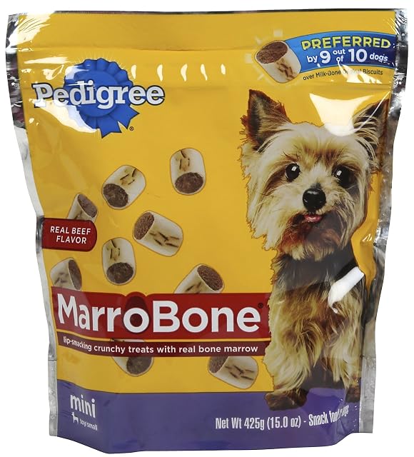Pedigree marrobone Real Beef Sabor Mini Aperitivos para Perros 15 ml