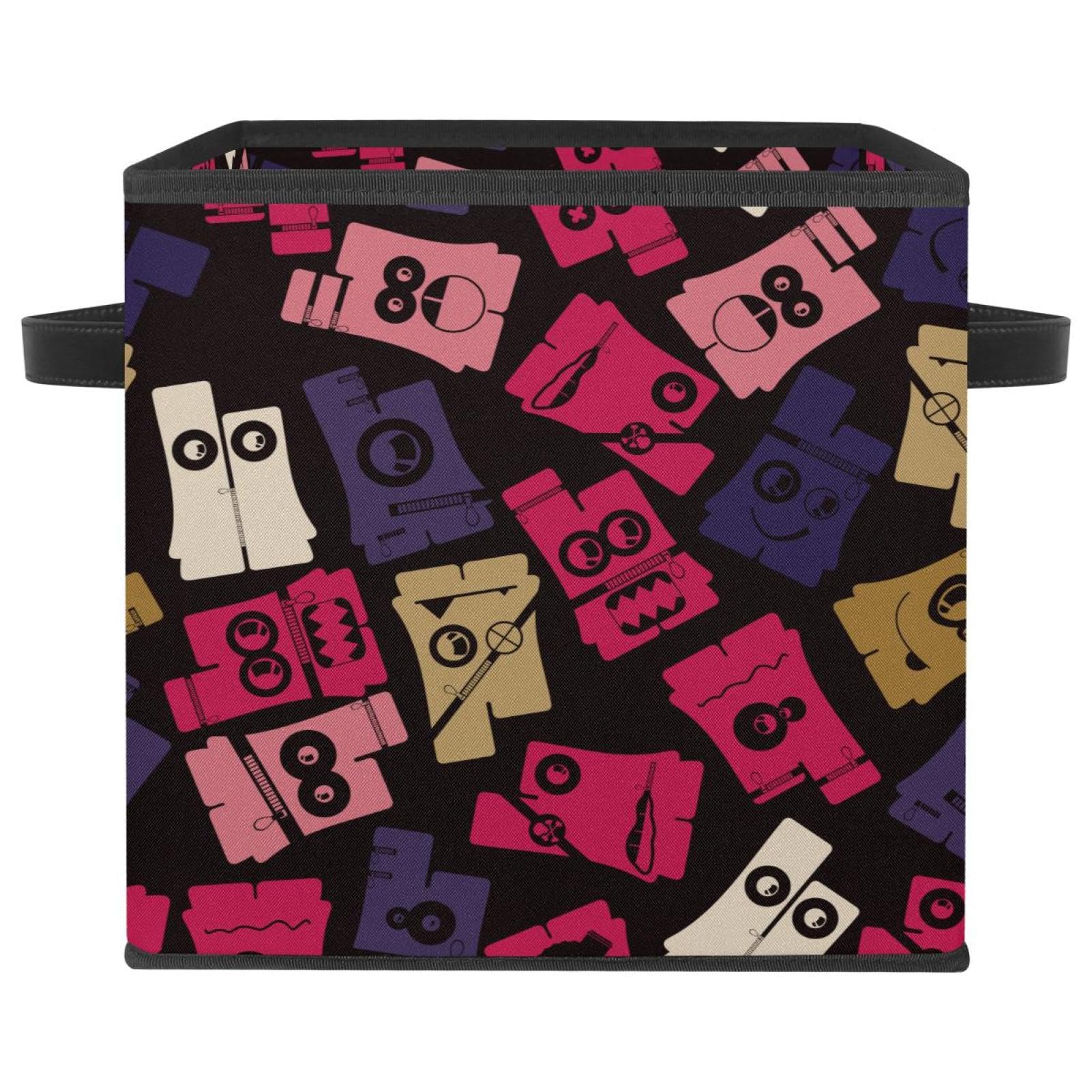 Boîte de rangement pliable en tissu pour jouets et vêtements de la chambre d'enfant