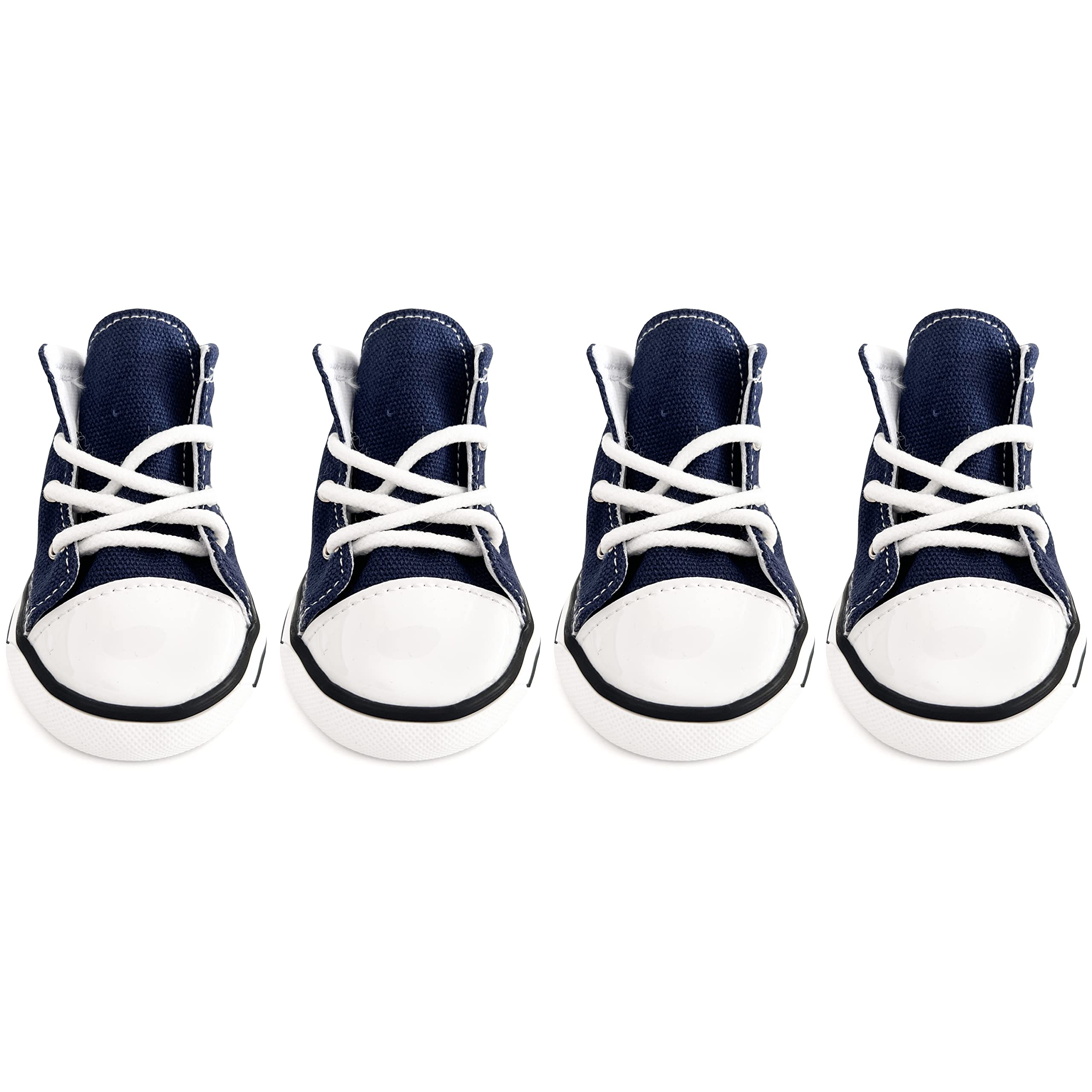 HPWFHPLF Dog Boots, Dog Sport Sneakers 4-Pack | Breathable Anti-Slip Paw Protectors for Hot Pavement | Small Medium Large Dogs Running Hiking Walking