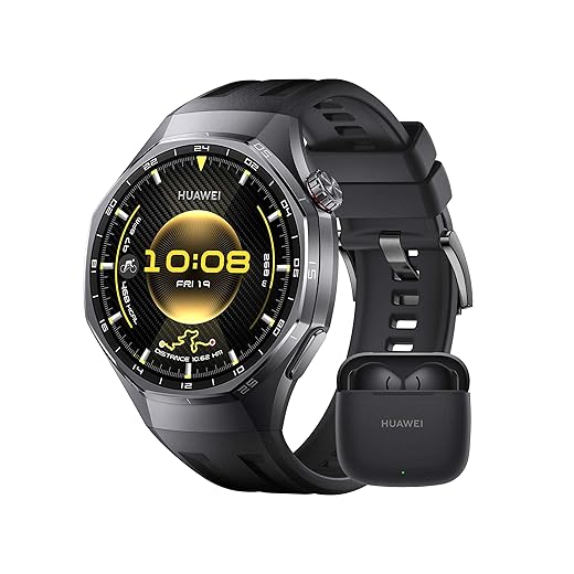 HUAWEI Watch GT 6 Pro Smartwatch+FreeBuds SE 3 Schwarz, GPS, EKG, AMOLED-Display, Bis zu 21 Tage Akku, umfassende Fahrrad-Features, Kompatibel mit Android™ & iOS, Gesundheitsmonitoring, Schwarz, 46mm