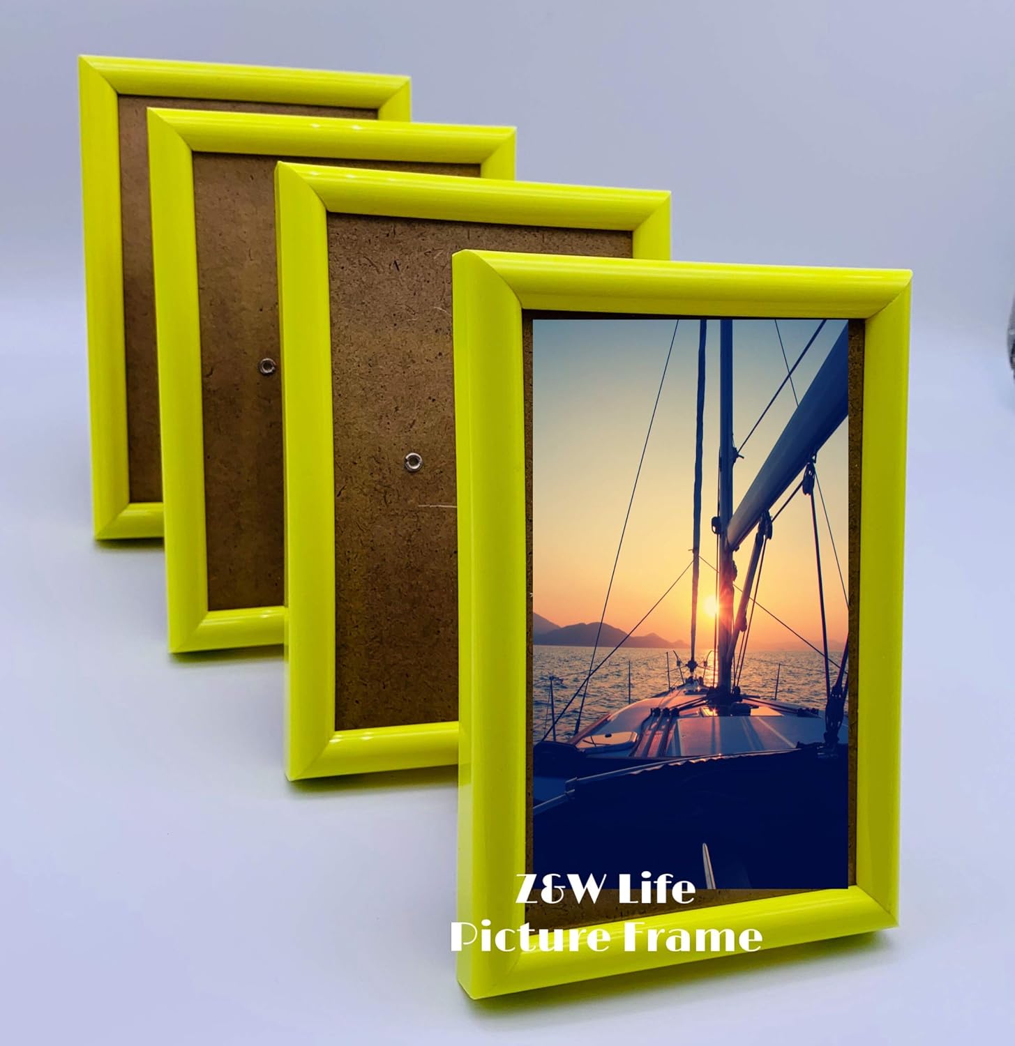 Z&W Life Picture Frames for Table Top Display, Stands