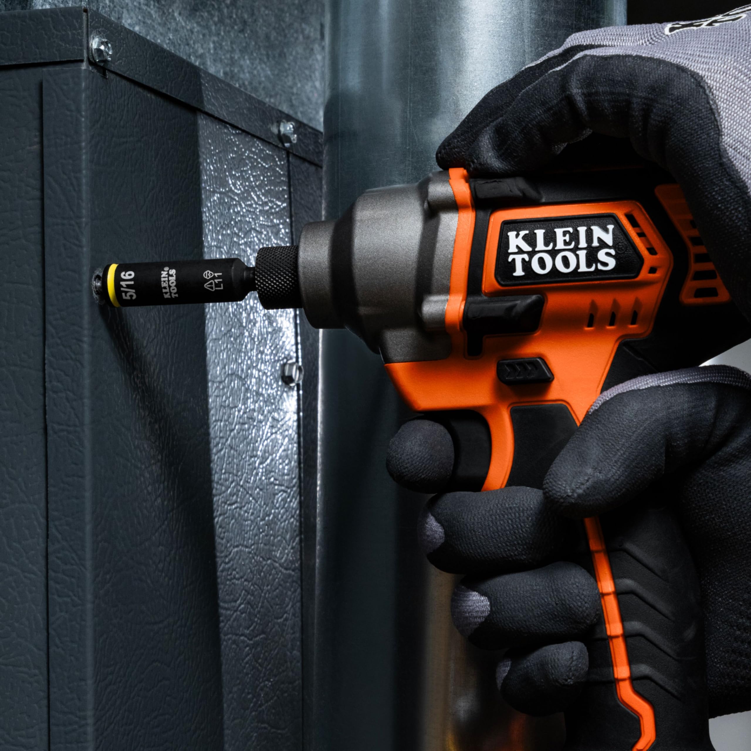 Klein Tools 32527HD - Cacciavite KNECT 11 in 1 per CVC, multi-punta e resistente agli urti, con punte Phillips, piatto, quadrato e Schrader