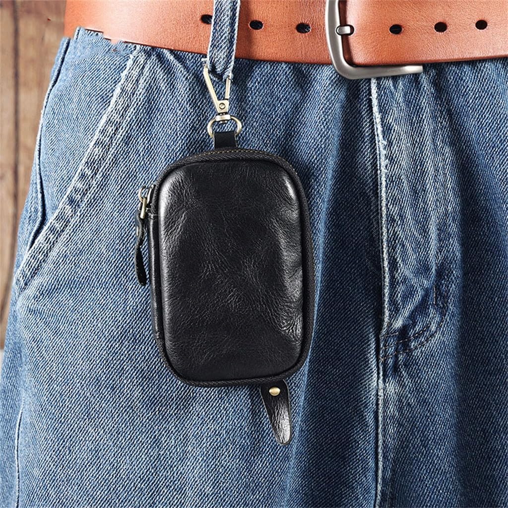 JSEIAJB Key Storage Bag Multi-function With Card Position Coin Bag Waist Hanging Bag
