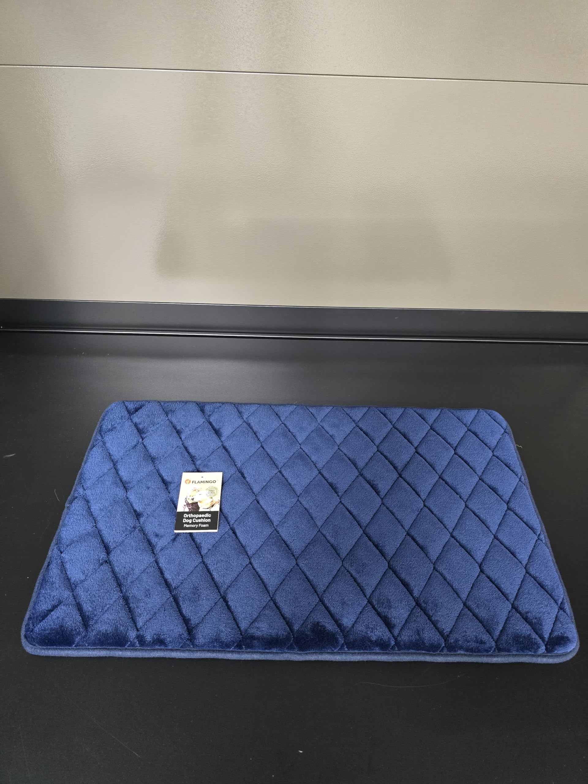 Flamingo Kissen Weimar Rechteckig Blau – S | A: 70,5 cm, B: 41,5 cm, C: 2 cm, Luxuriös, Zart, Hochwertige Verarbeitung, Modisches Design – Auch für Drahtkäfige Geeignet!