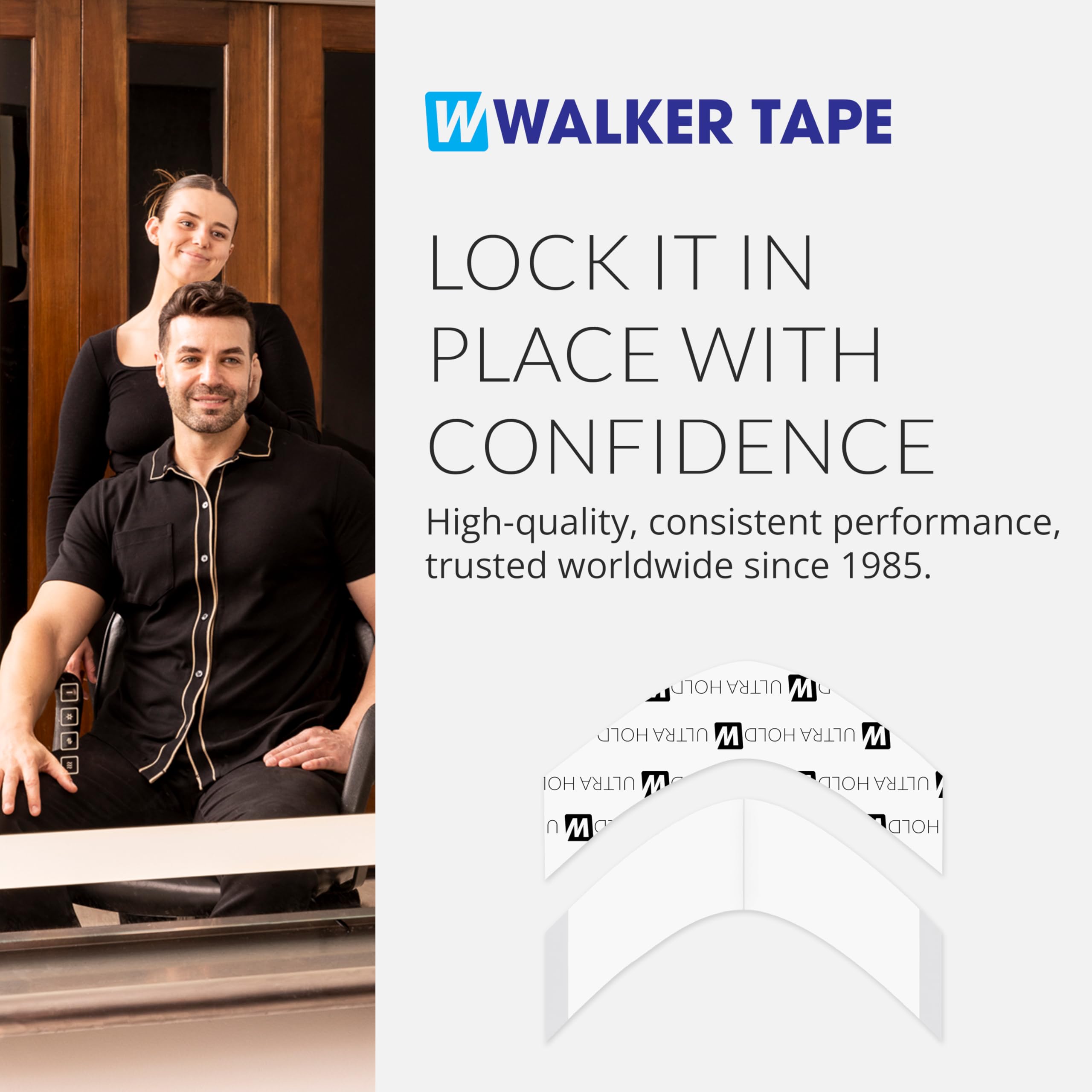 Walker Tape Ultra Hold™ Tape Protez Saç Bandı (2,0cm x 7,5cm) 36 Adet (Oval (''A'' - 2,0cm x 7,5cm))