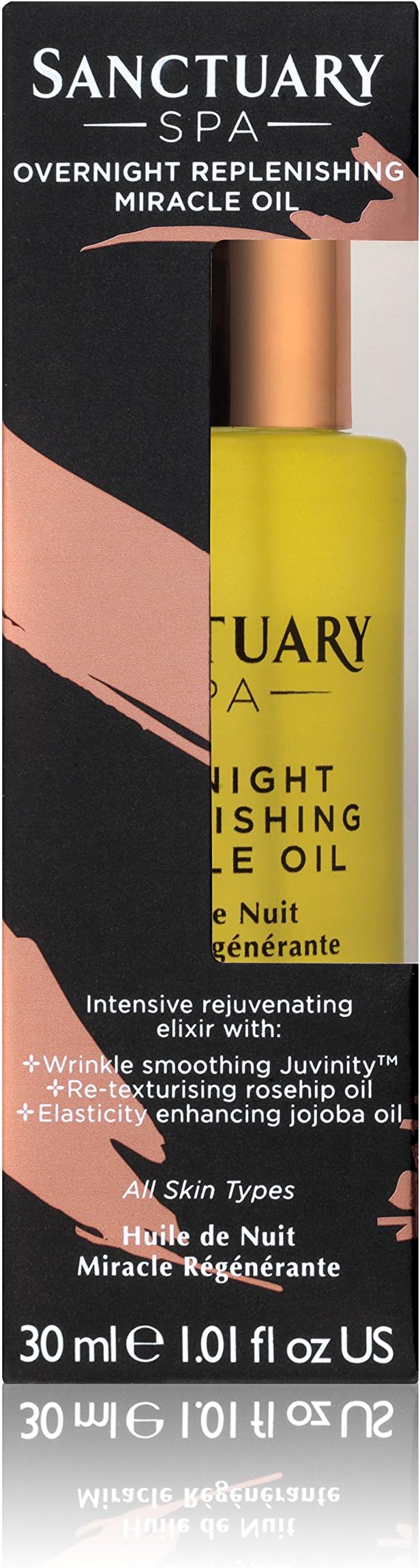 SANCTUARY SPA Facial Oil, Overnight Replenishing Miracle Face Oil, 30 ml