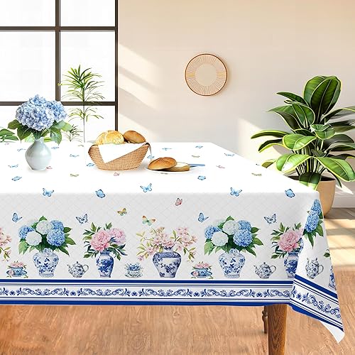 Miniatura 380 de CC HOME 1 pieza de mantel de plástico para fiesta de los 90 de 54 x 87 pulgadas de largo, mantel vintage retro de los 90 de hip hop, tema de 1990