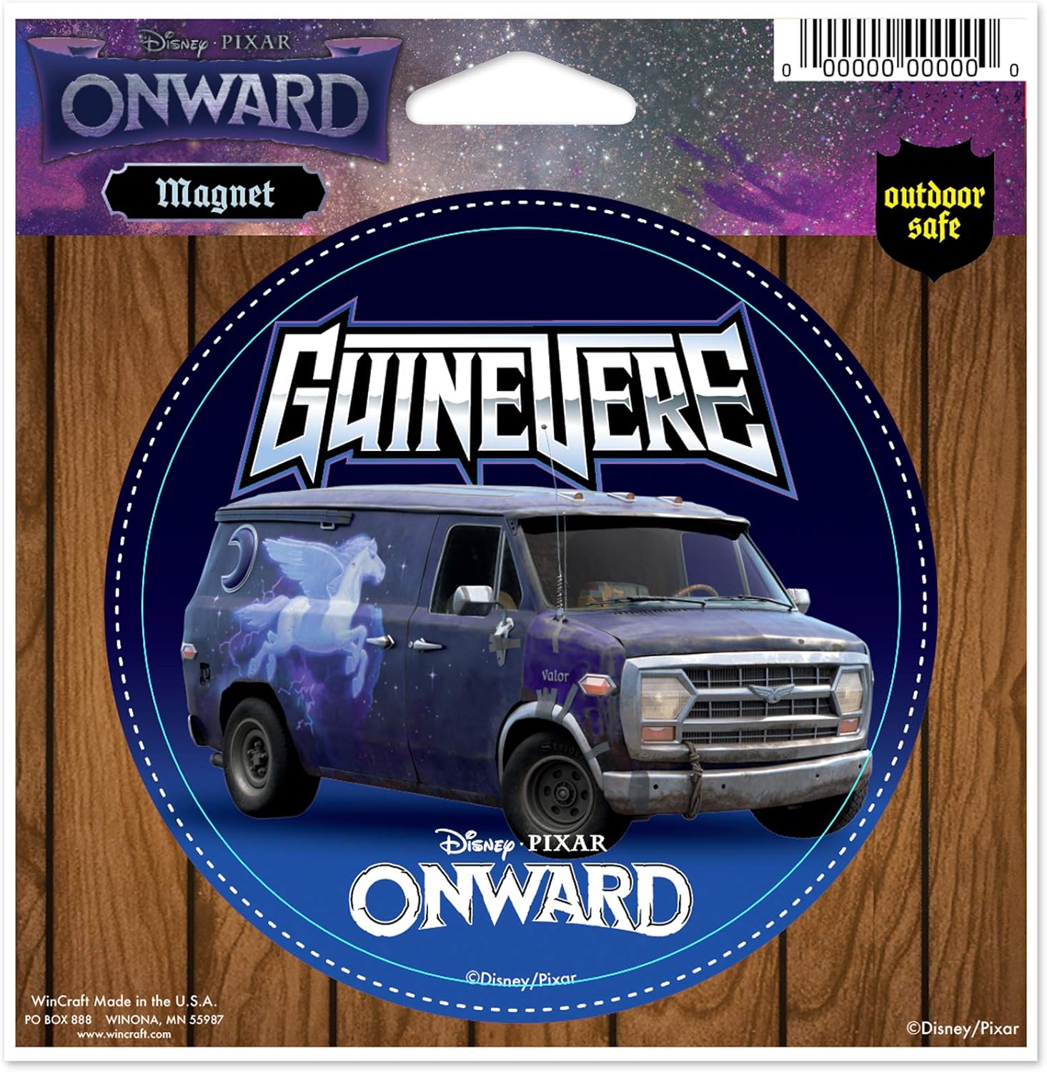 WinCraft Onward Disney Onward Die Cut Magnet 4.5" x 6", Multi, One Size