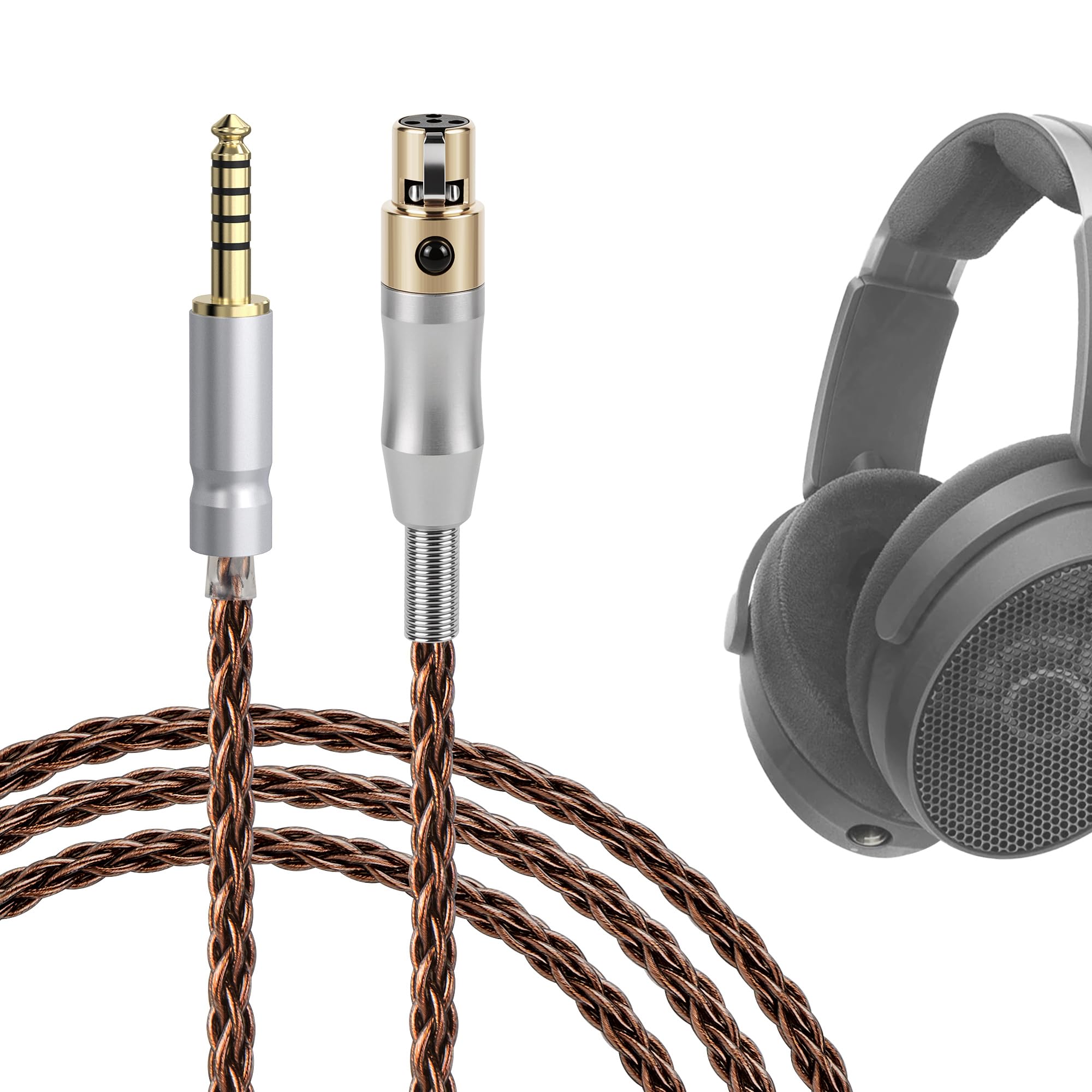 Amazon | Geekria Apollo 銅 アップグレードケーブル Sennheiser HD