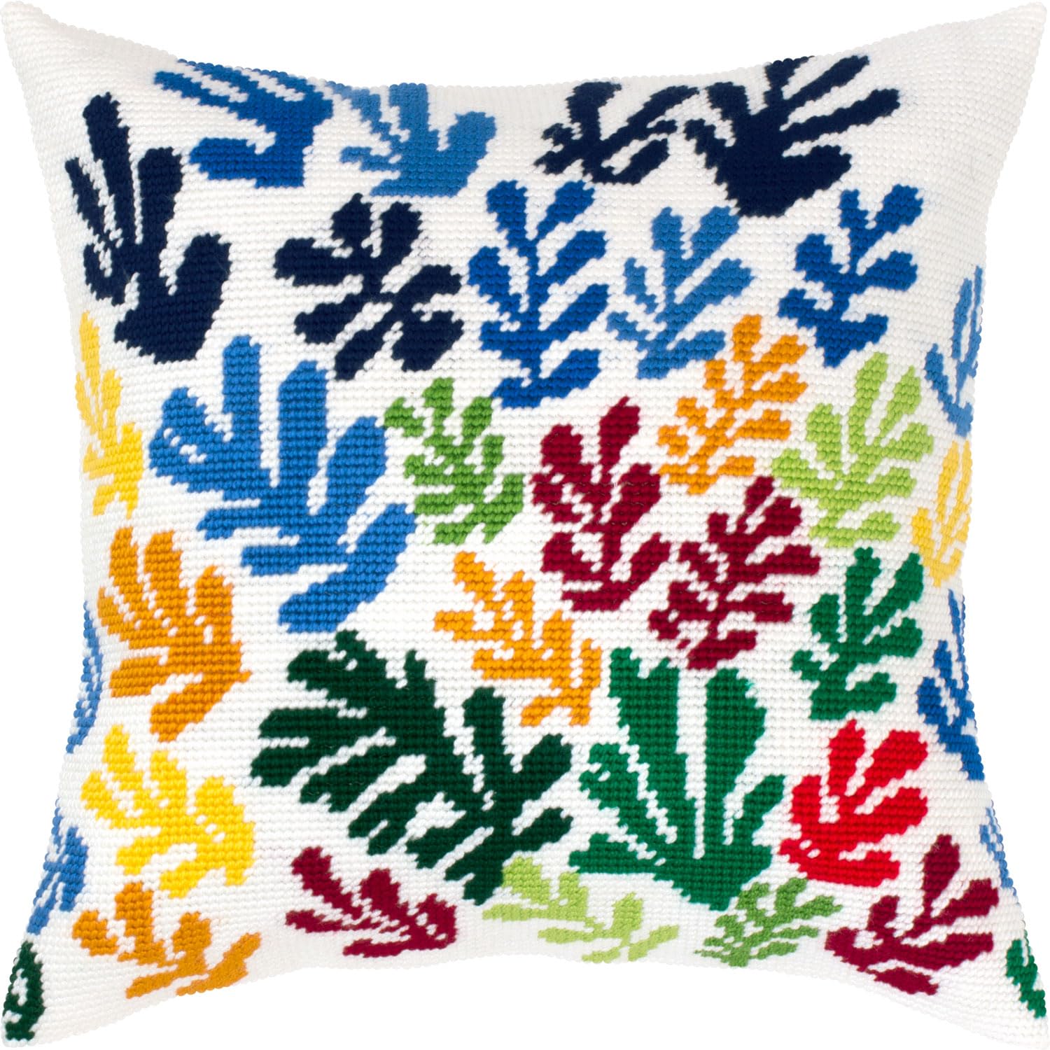 Brvsk The Sheaf. Zestaw do haftowania z nadrukowanym płótnem gobelinowym (40 × 40 cm) — zestaw poduszek do haftowania do kreatywnego wystroju domu - zestaw do robótek ręcznych dla dorosłych