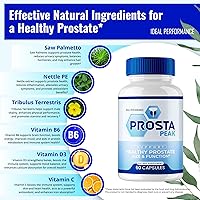 Vista 6 de IDEAL PERFORMANCE Prosta Peak Prostate Capsules - Official Prosta Peak Supplement Pills - Maximum Strength, All Natural Formula Support Prostate