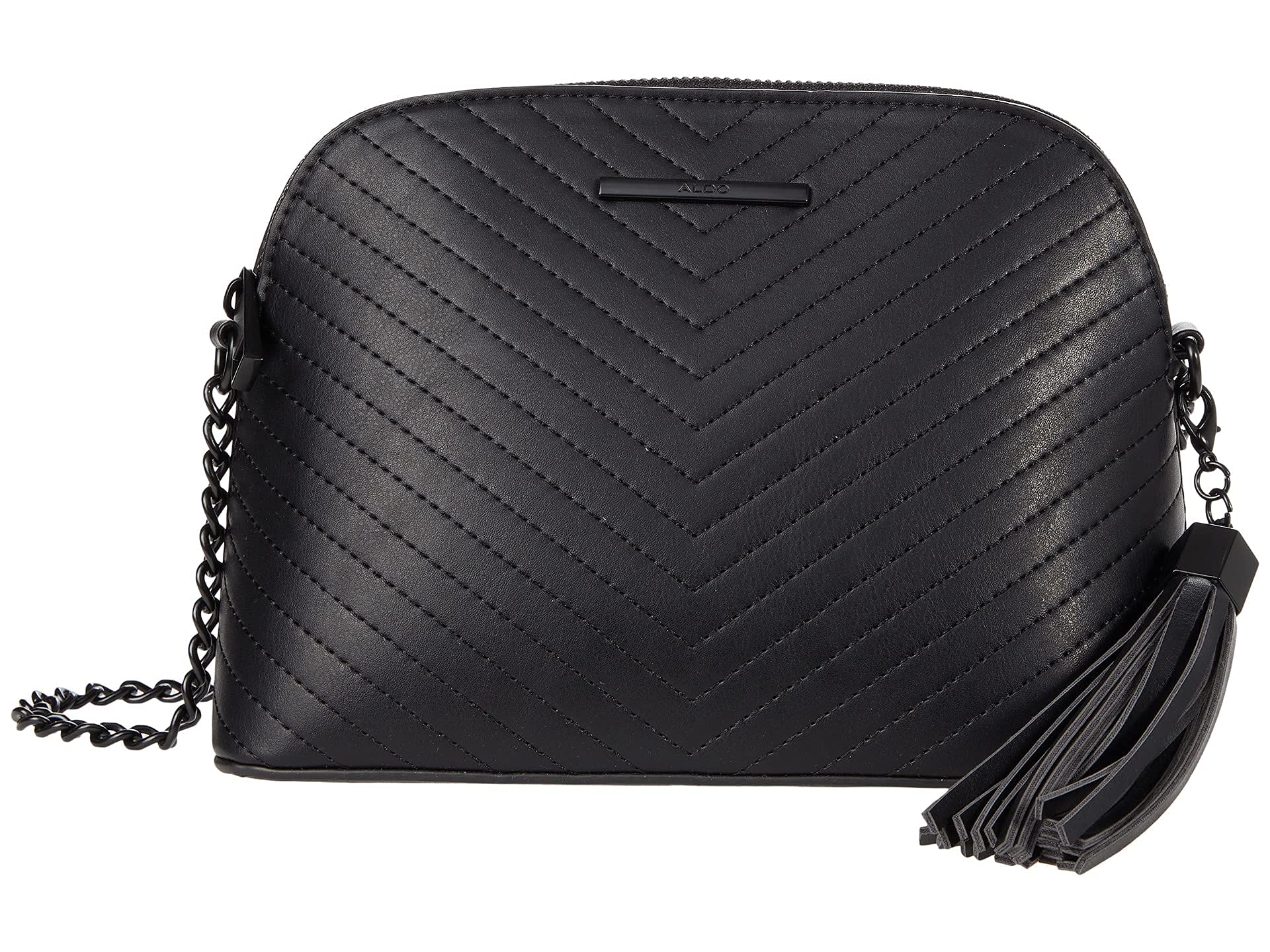 Aldo Women's Adassi Crossbody Bag, Black/Black, Small