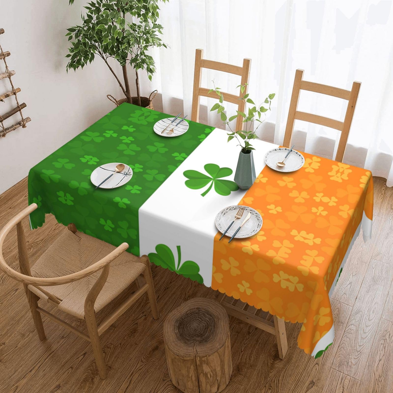 MROWYC irish flag Printed tablecloths are suitable for hotels, picnics, and parties, and can effectively protect the tabletop