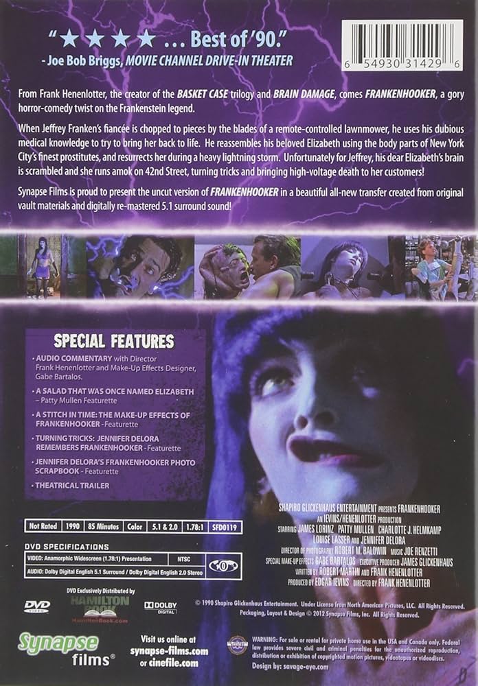 Amazon.co.jp: Frankenhooker [DVD] [Import] : DVD