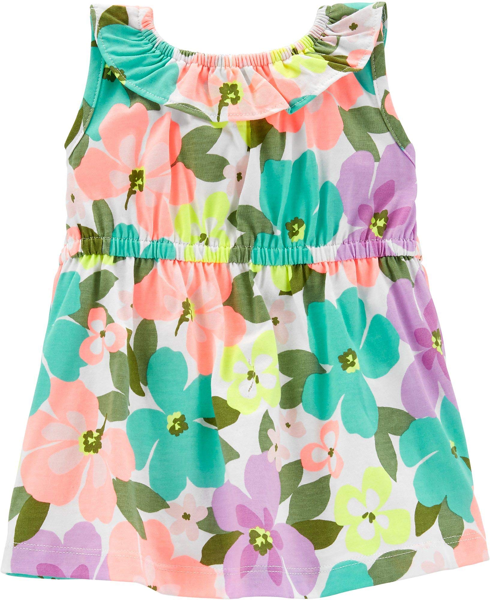 Carters Baby Girls Floral Dress 3 Month White Multi