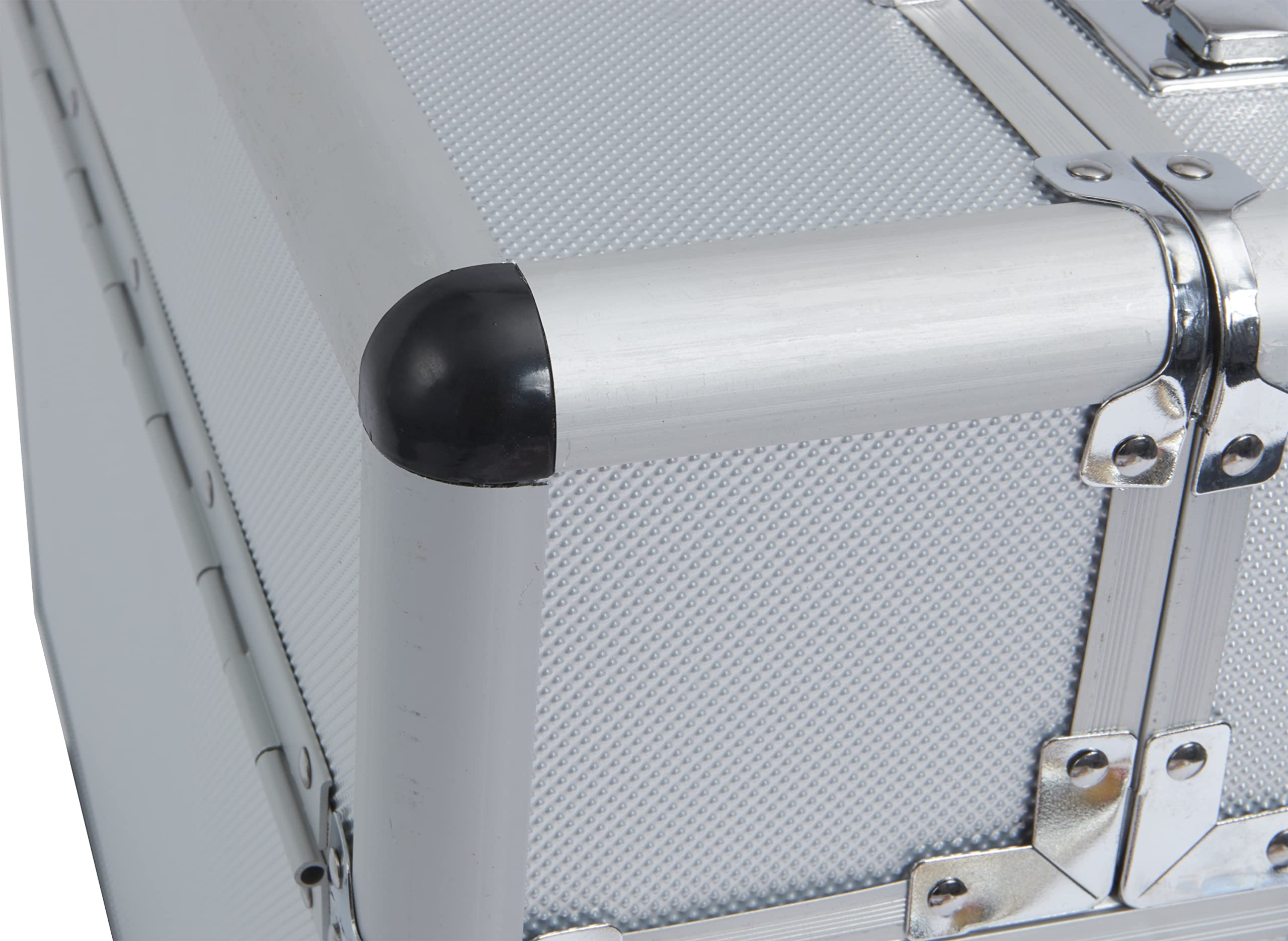 ALUTEC Pilotenkoffer (Aluminium Koffer, Innenmaße 435x340x1950 mm, ergonomischer Griff, mit Dokumentenfach, Stiftehalter, Fach für Visitenkarten, Deckel nach Oben öffnend) 61800