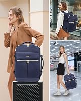 LOVEVOOK 40L Utazási Hátizsák Férfi Női Vízálló Laptop Backpack Repülőgép Kézipoggyász 6