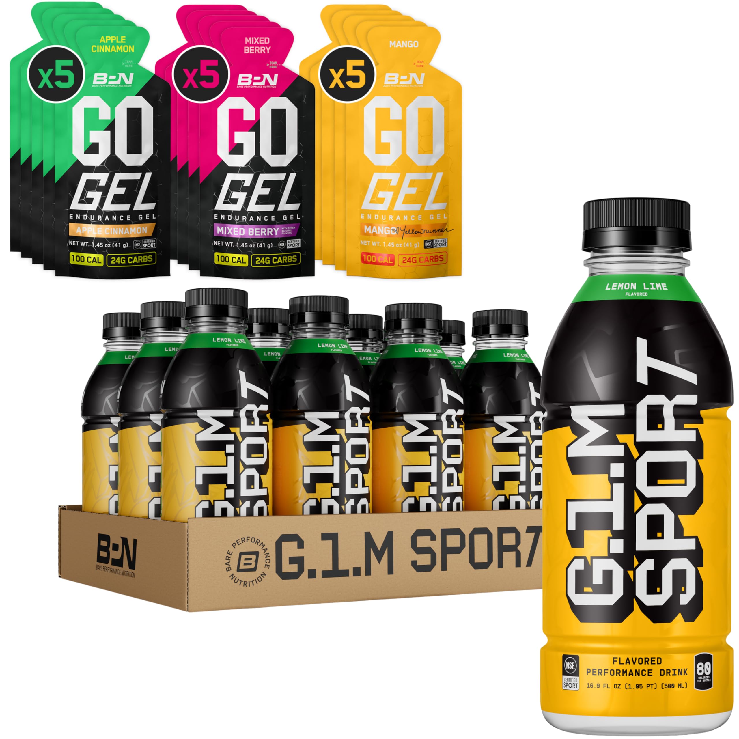Amazon.com: BARE PERFORMANCE NUTRITION BPN Go Gel Endurance