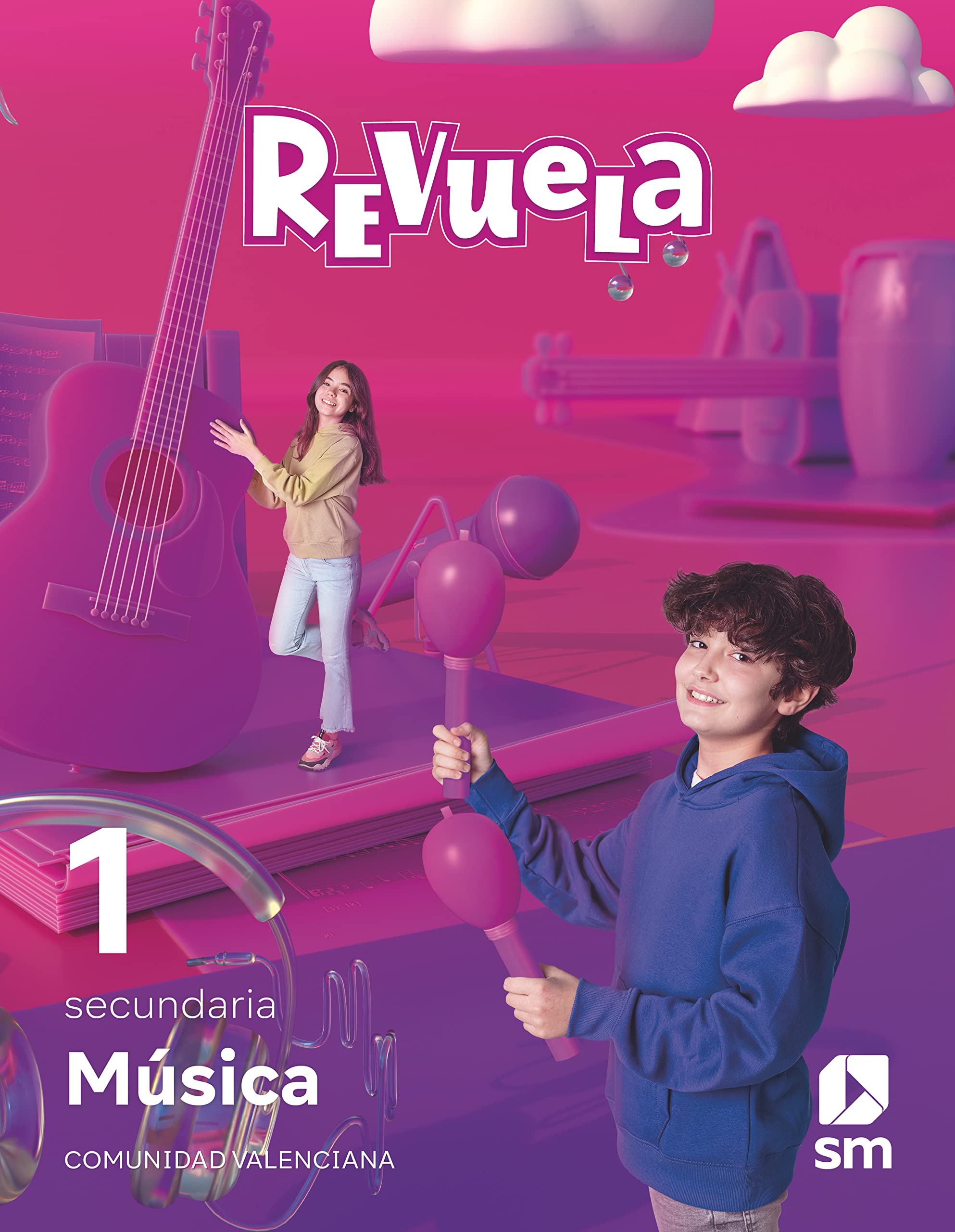 Música. 1 Secundaria. Revuela. Comunidad Valenciana - 9788413928715