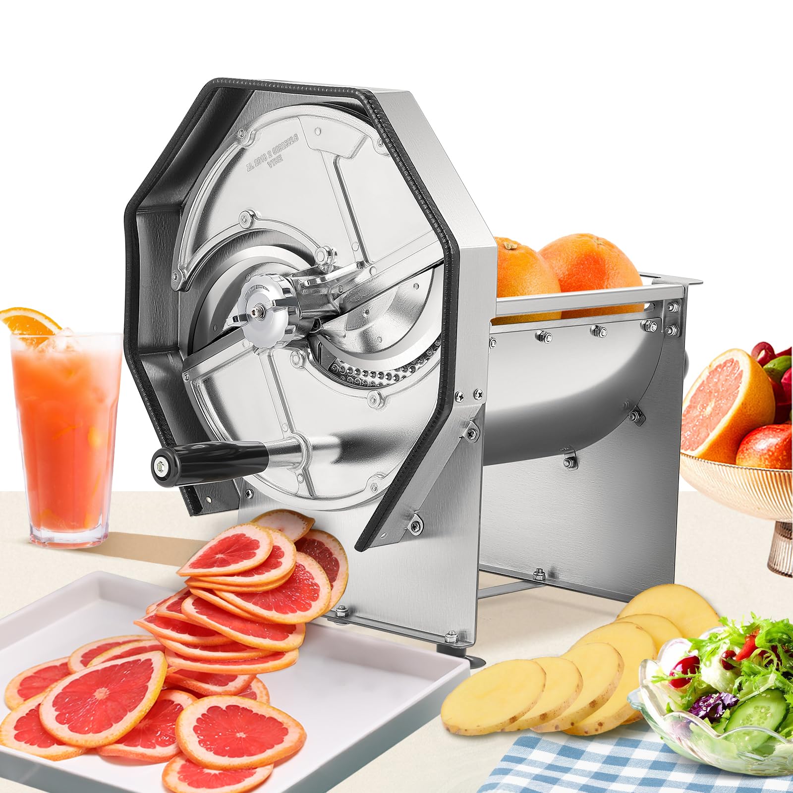 Amazon | Huanyu 野菜スライサー 手動 多機能スライサー 厚さ0-9MM調整