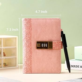 【R&B】moca My diary Amazon.com : CAGIE Diary with Lock for Women, Vintage