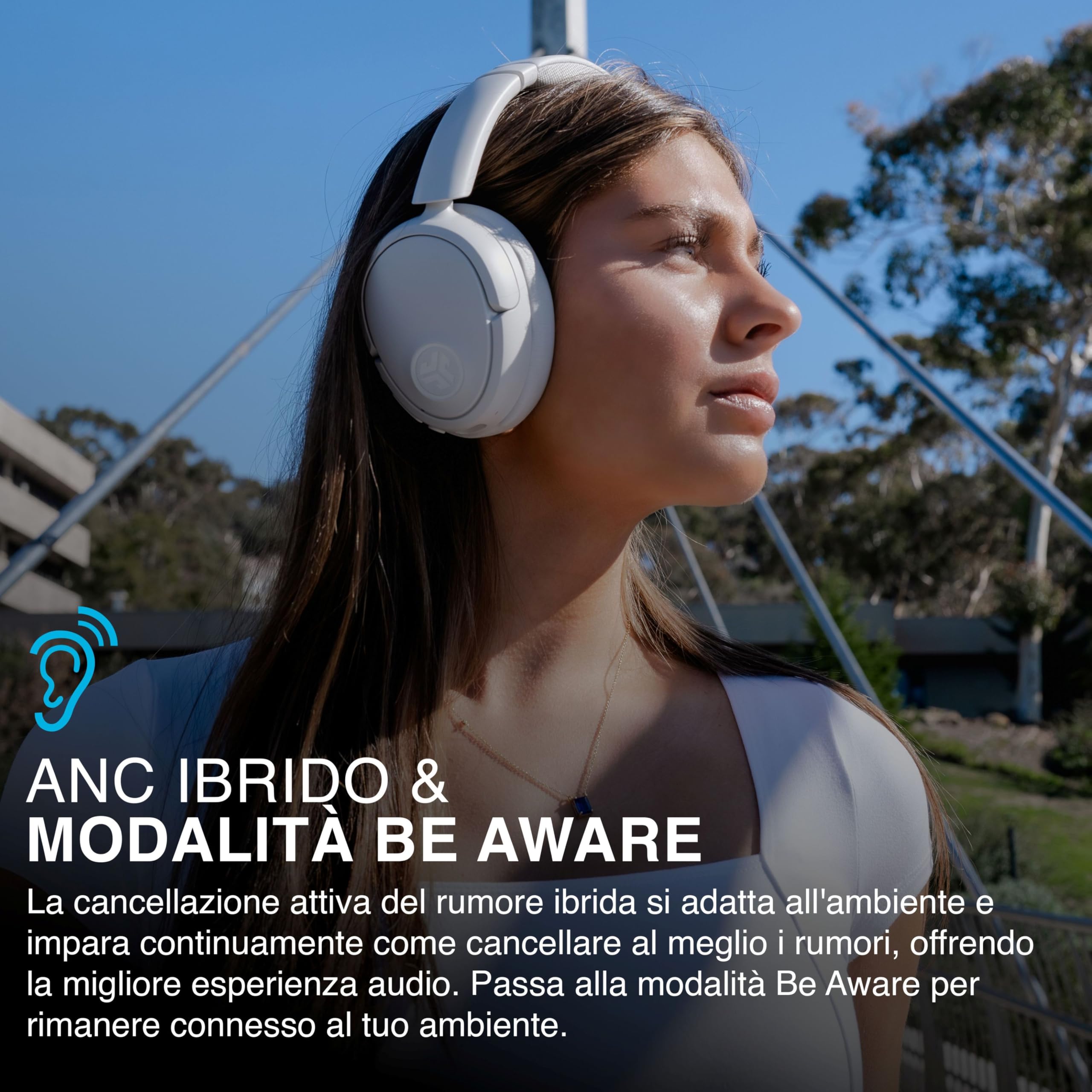JBuds LUX ANC Casque Bluetooth Pliable - Anti Bruit Active - Dettaglio