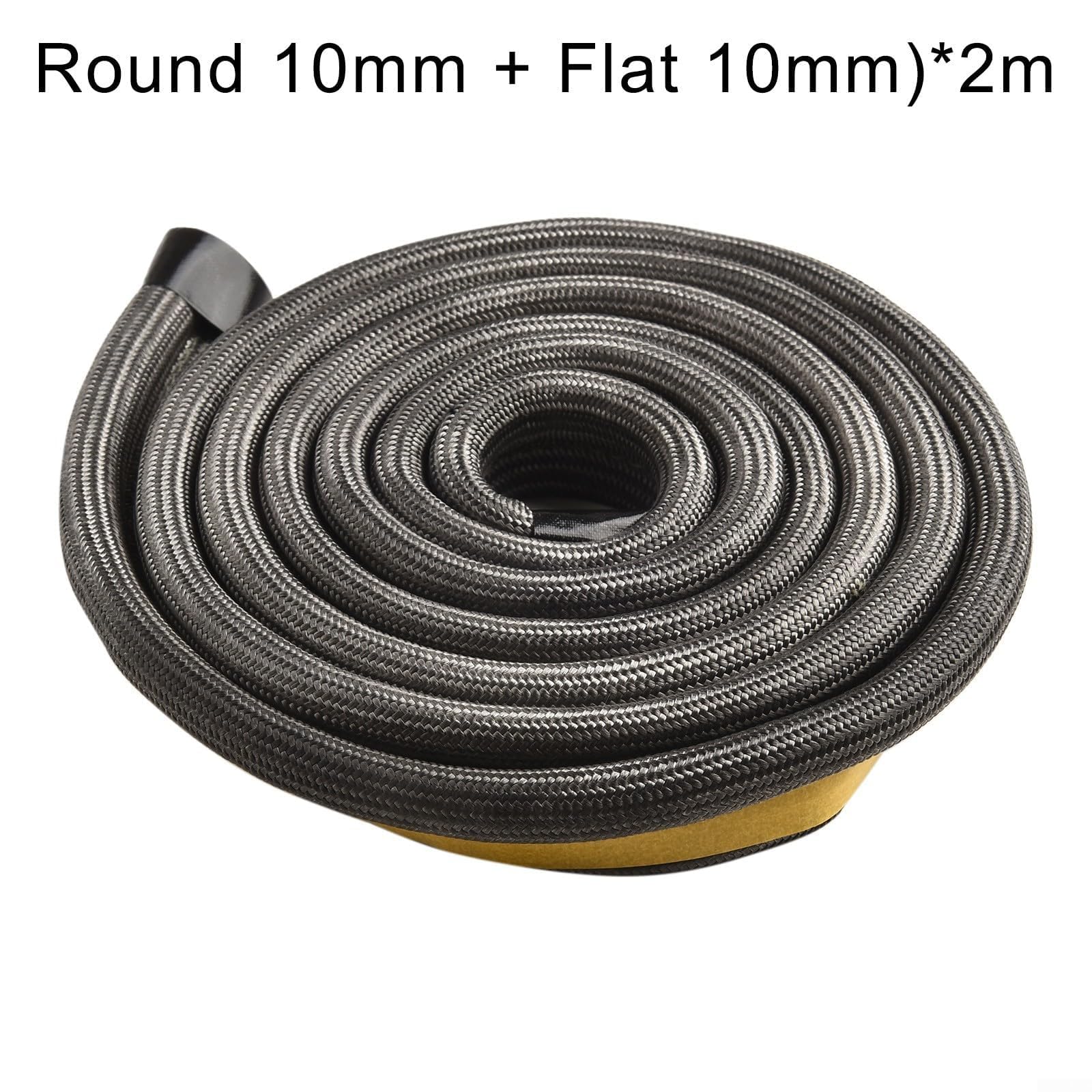 SIGILL Guarnizione Piatta In Fibra Di Vetro Per Stufe E Forni: Rotolo Da 2,5 Metri, ø 15mm, Made In Italy, Grigio Acciaio - 2