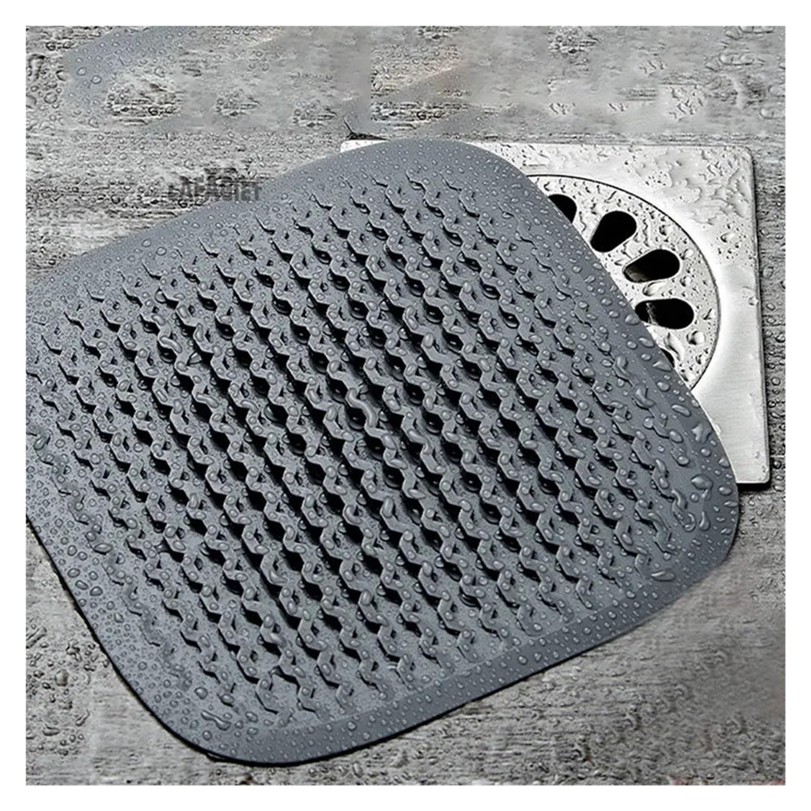 10pcs Silicone Floor Drain Hair Filter Catcher Kitchen Sink Stopper Shower Bathtub Strainer Cover Bathroom Supplies Für Küche(White 1)
