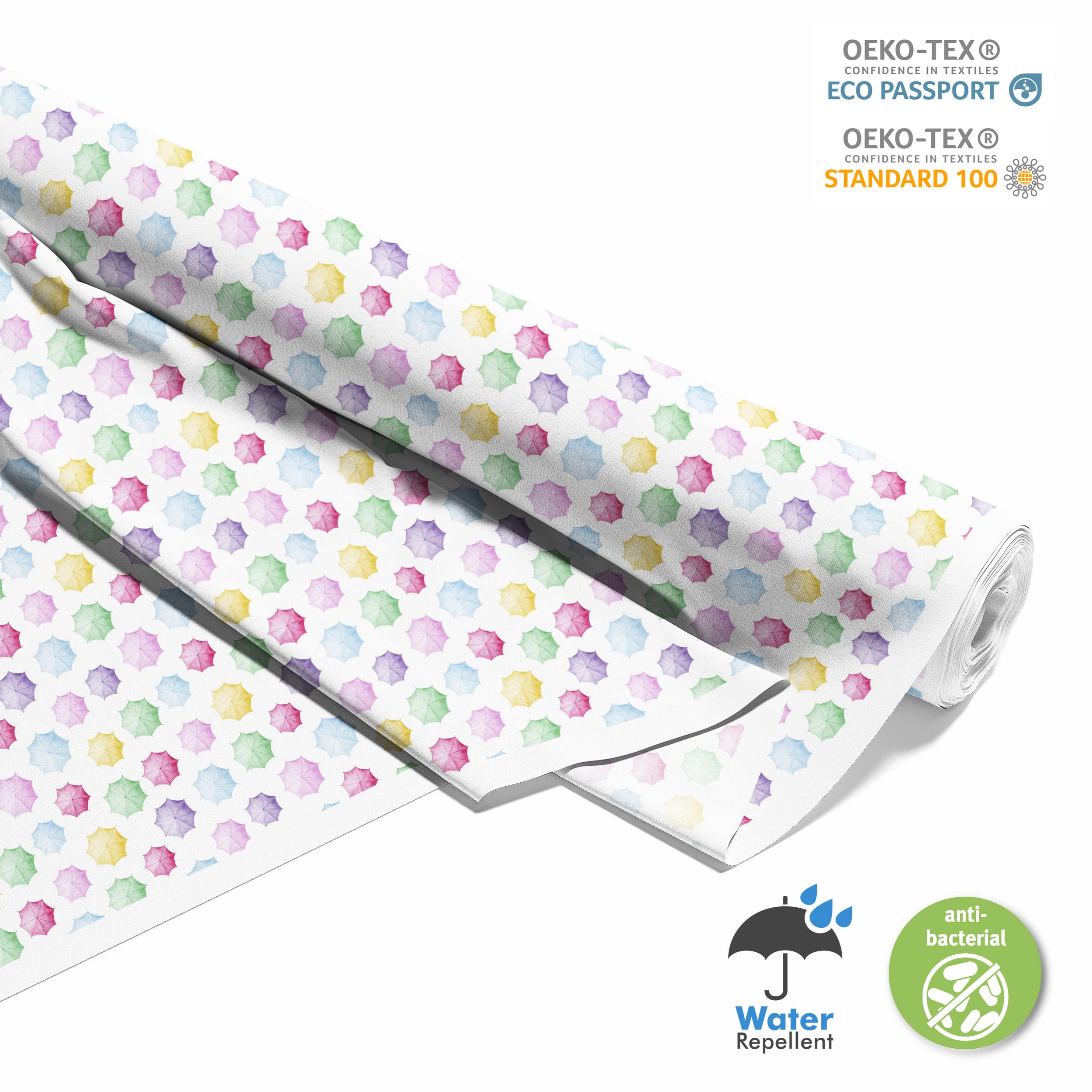 HEKO PANELS Stoff Oxford Wasserdichte Meterware Canvas-Stoff Polyester Stoff Zum Nähen Nähstoffe Möbelstoffe Dekostoffe Handwerken Wasserabweisend Blickdicht Regenschirme Bunt 5 Meter 155 x 500 cm
