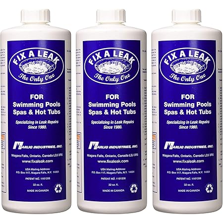 Amazon.com : Marlig Fix-A-Leak Pool and Spa Leak Sealer - 32 oz
