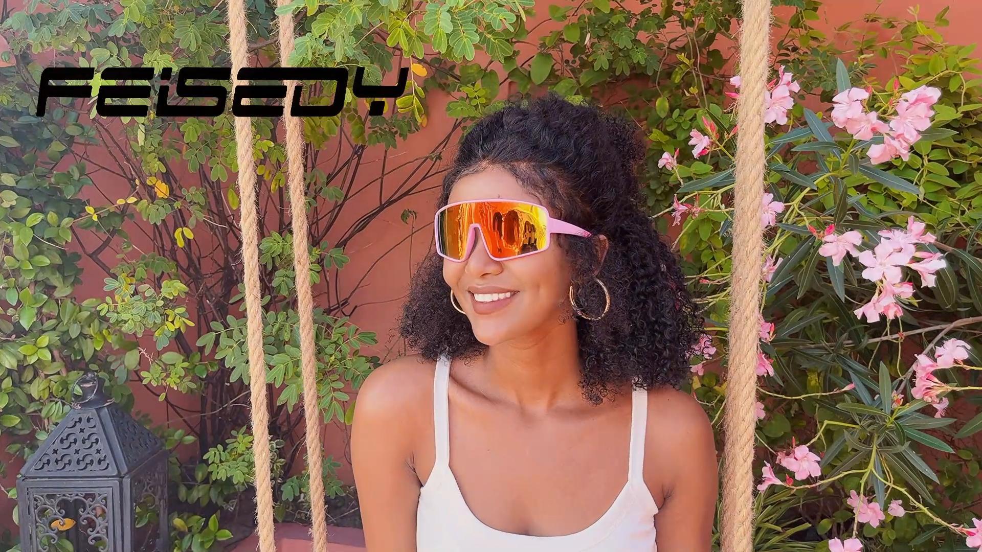 Children's Protective Eyewear FEISEDY Kids Sports Sunglasses - UV400 Protection Youth Baseball & Cycling Glasses For Boys Girls 8-16 Childrens Baseball Glasses