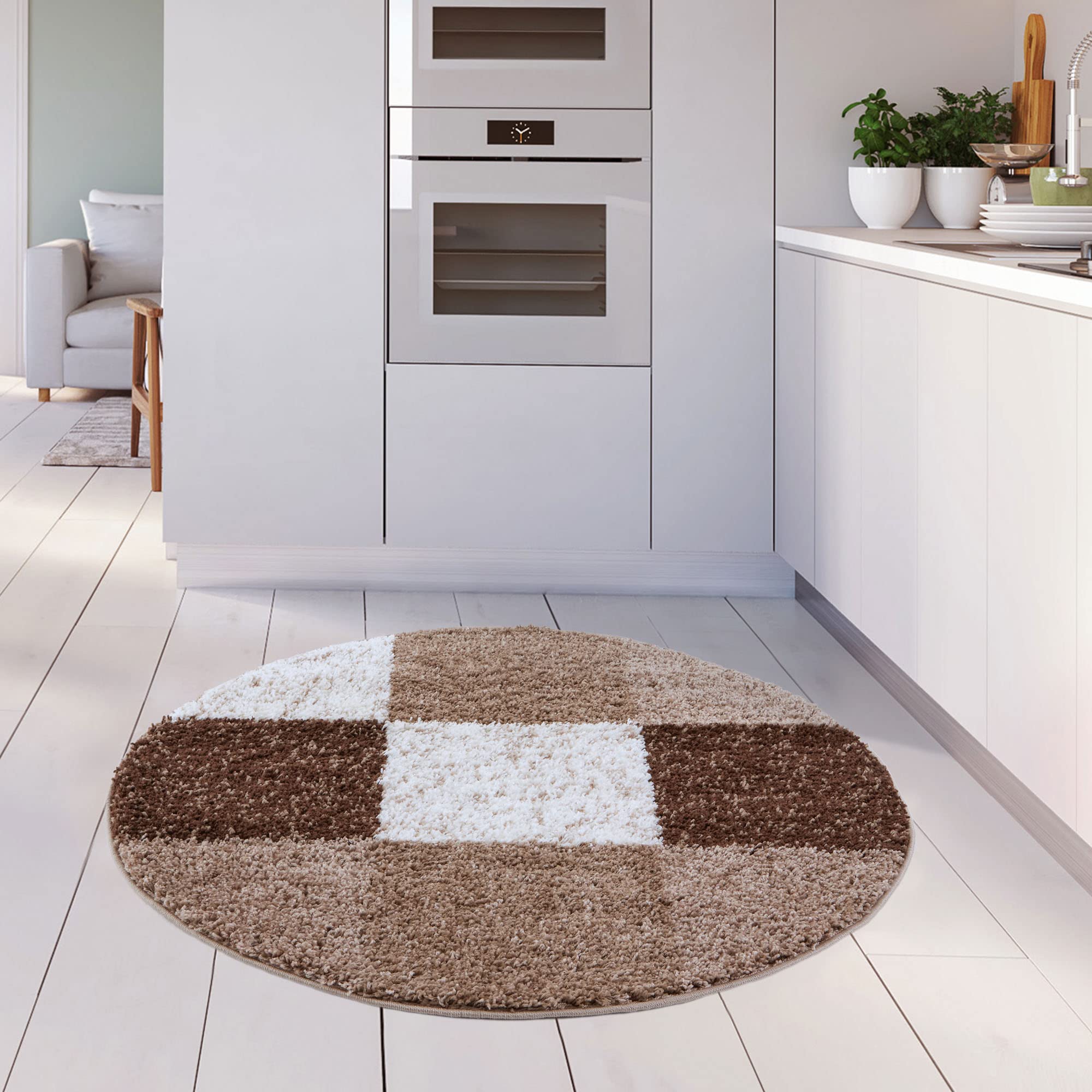 THE RUGS Area Rug, Modern Luxury Shaggy Rug, Multicolour Pattern Carpet, Ultra Soft for Bedroom Living Room, Kids Room - Image 2