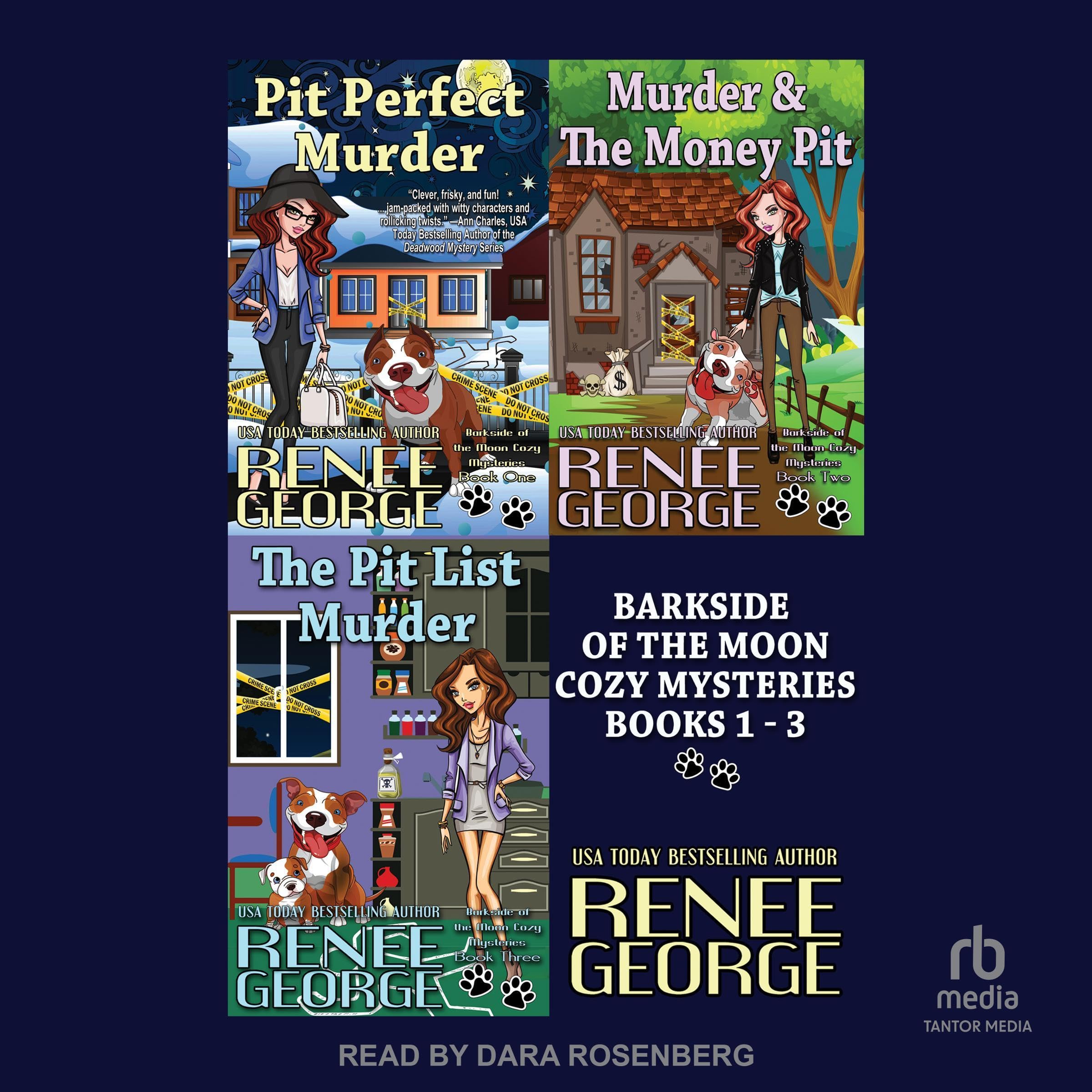 Cover art for Barkside of the Moon Cozy Mysteries: Books 1-3